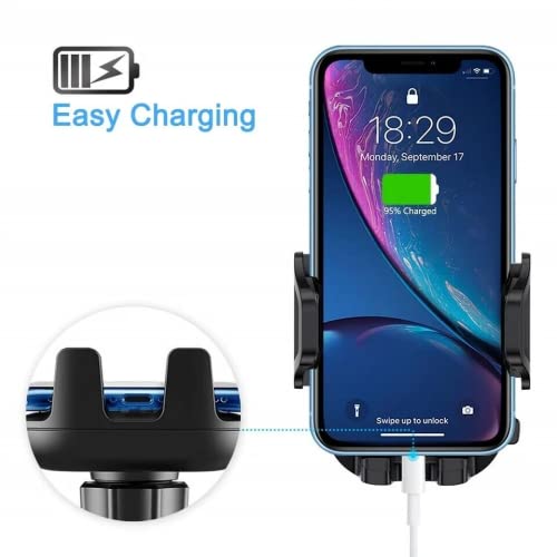 Universal Car Phone Mount - 360° Rotatable for Windshield/Dashboard/Air Vent - Compatible with Razer Phone 2 - Perfect for GPS Navigation & Hands-Free Driving