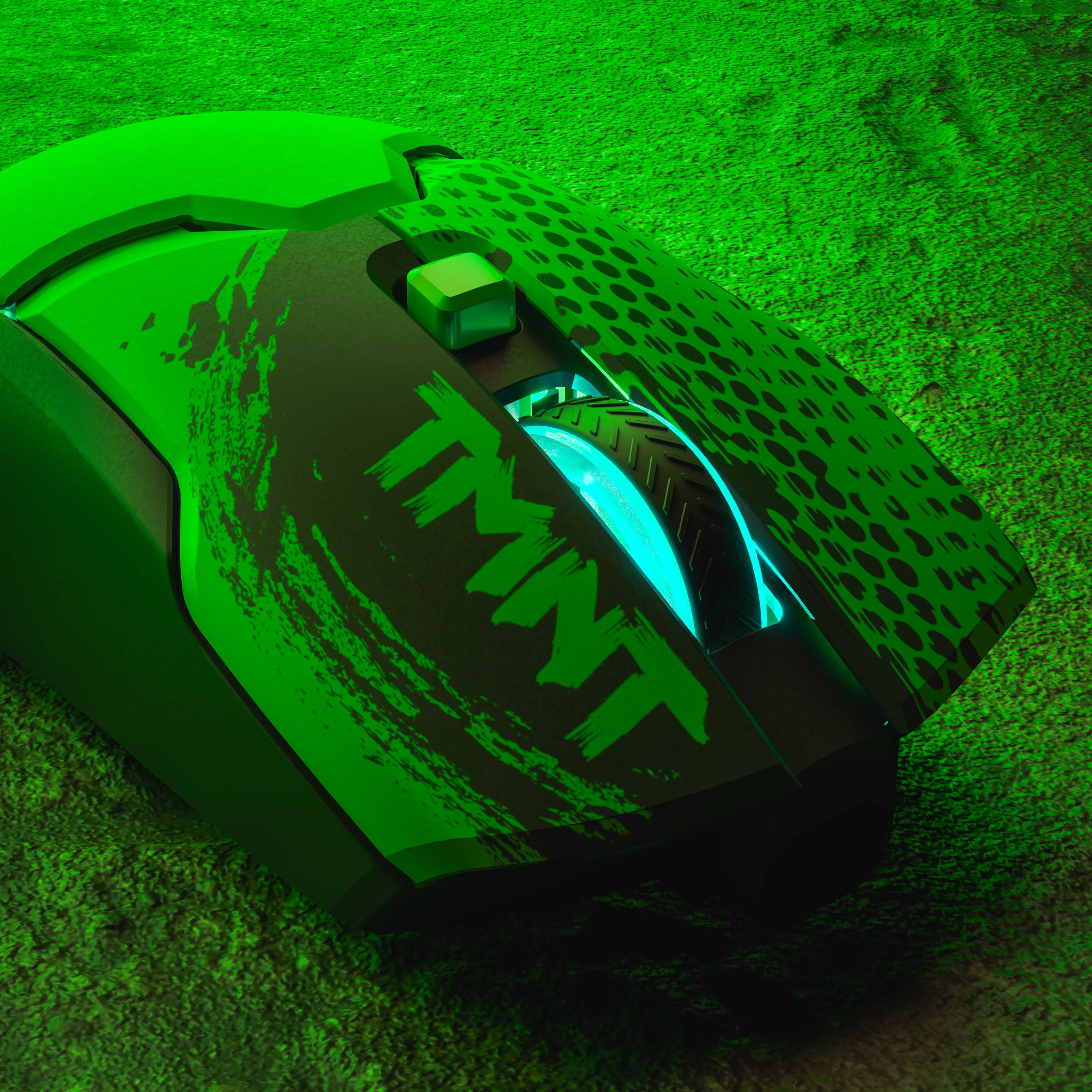 Wraith M3 Pro Gaming Mouse - TMNT Teenage Mutant Ninja Turtles Edition - Ergonomic RGB Gaming Mouse for PC - Perfect for FPS, MOBA & Esports Gaming