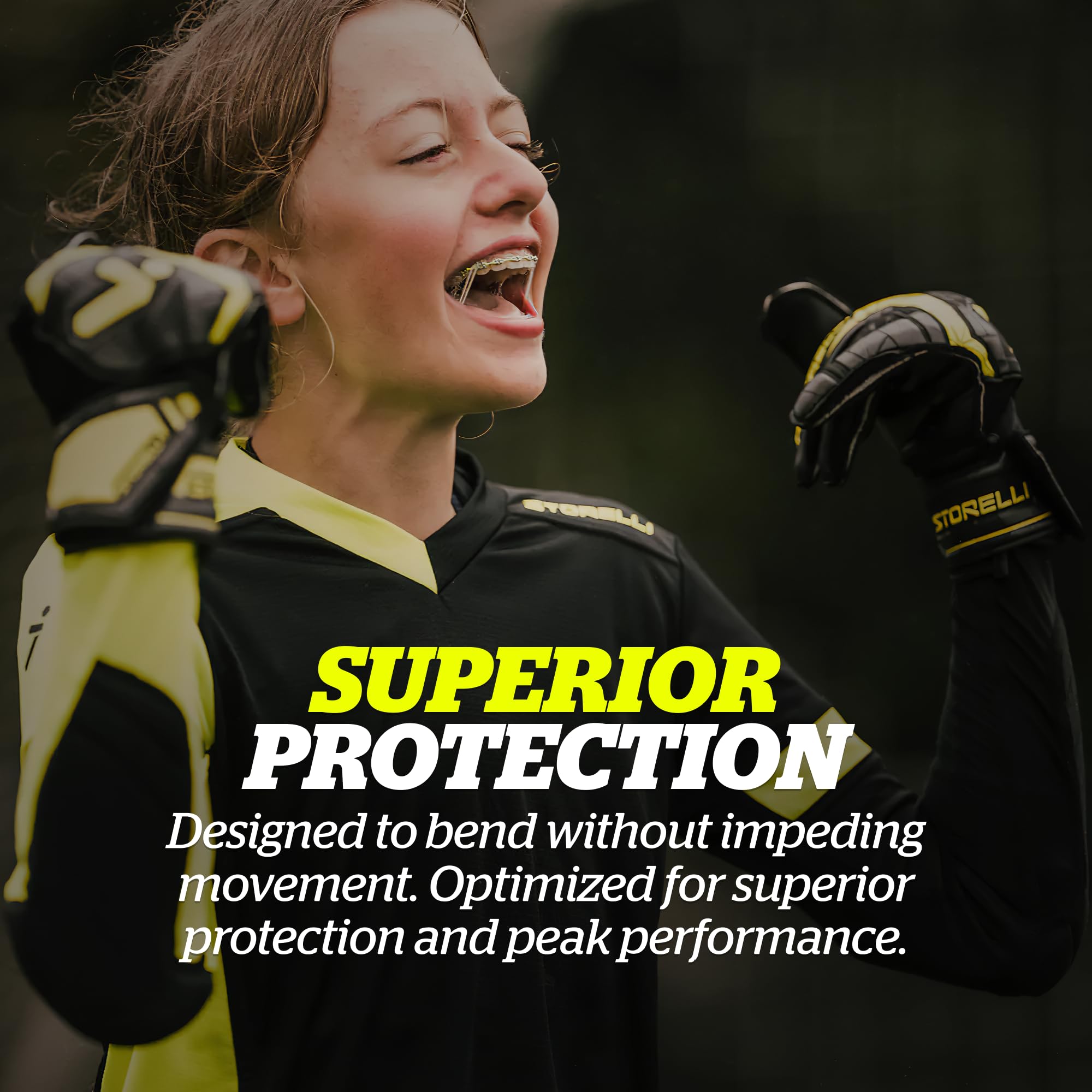 Storelli ExoShield Gladiator Goalkeeper Jersey - High-Impact Protection, Sweat-Wicking & Breathable Soccer Shirt for Men - Perfect for Training, Matches & Goalkeeper Practice