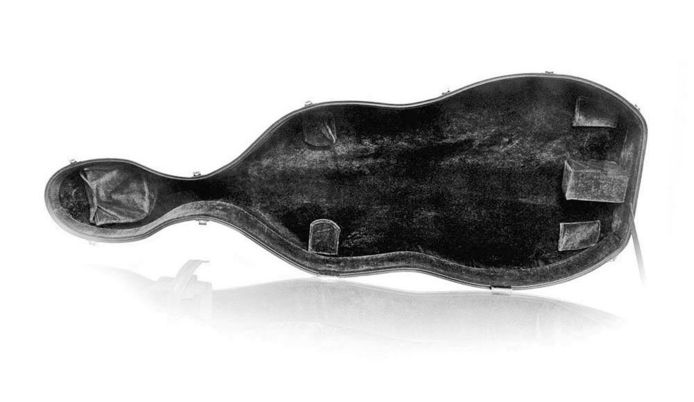 Premium Tonareli Fiberglass Cello Case with Wheels - Durable Red Hard Shell for 4/4 Cello - Perfect for Travel, School & Professional Musicians