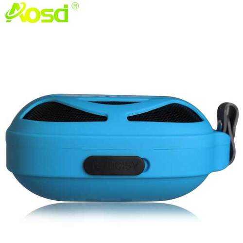 Aosd Solar Powered Portable Bluetooth Speaker - Wireless Outdoor Speaker with FM Radio, Waterproof for Beach, Camping, Hiking & Pool Parties