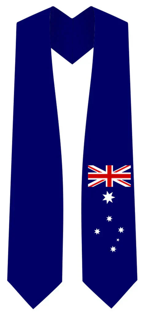 International Flag Graduation Stole - Multicolor Sash for Graduation Ceremony - Perfect for High School & College Commencement