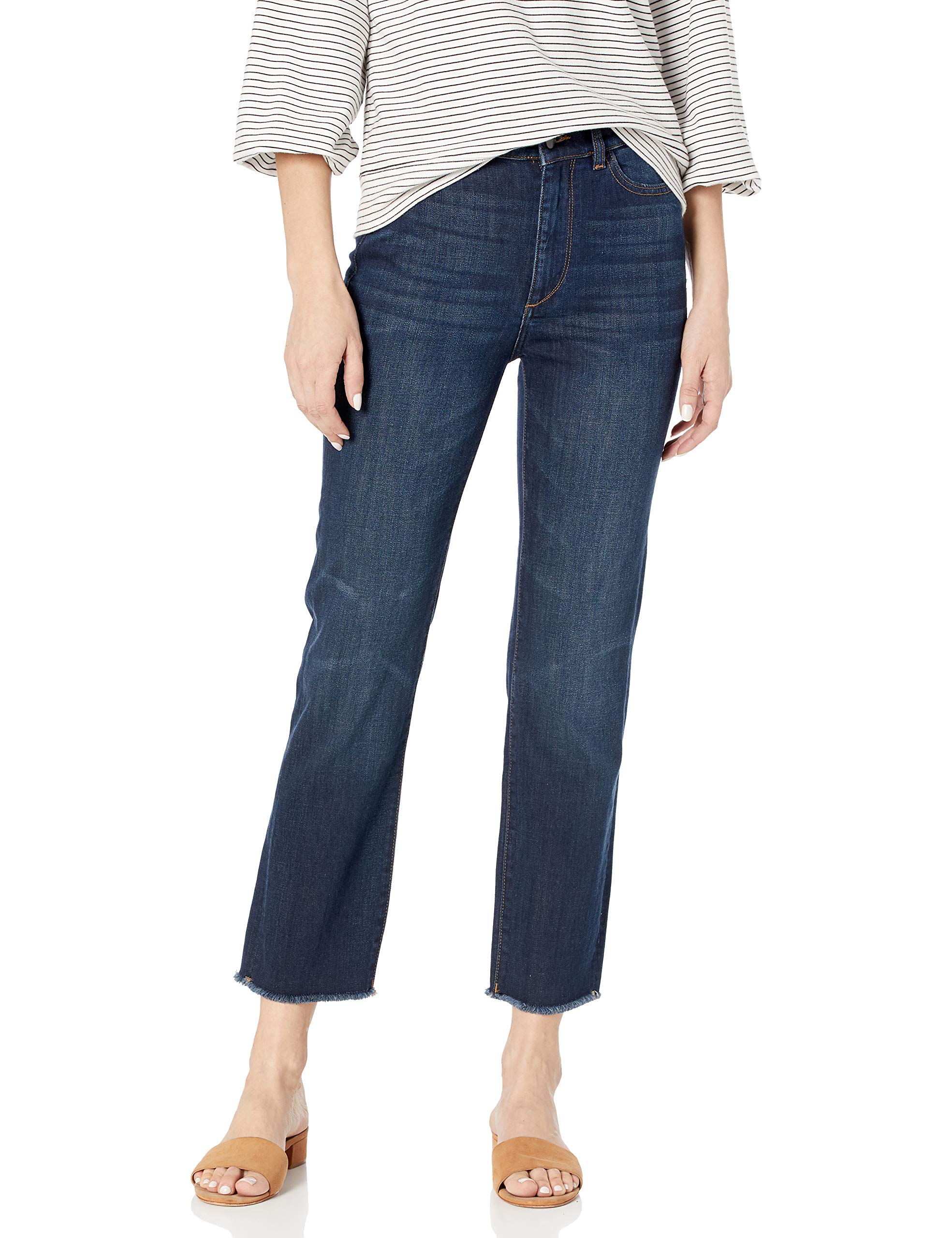 DL1961 Women's Mara High Rise Straight Fit Ankle Jeans - Slimming Denim Pants for Casual Wear & Everyday Outfits
