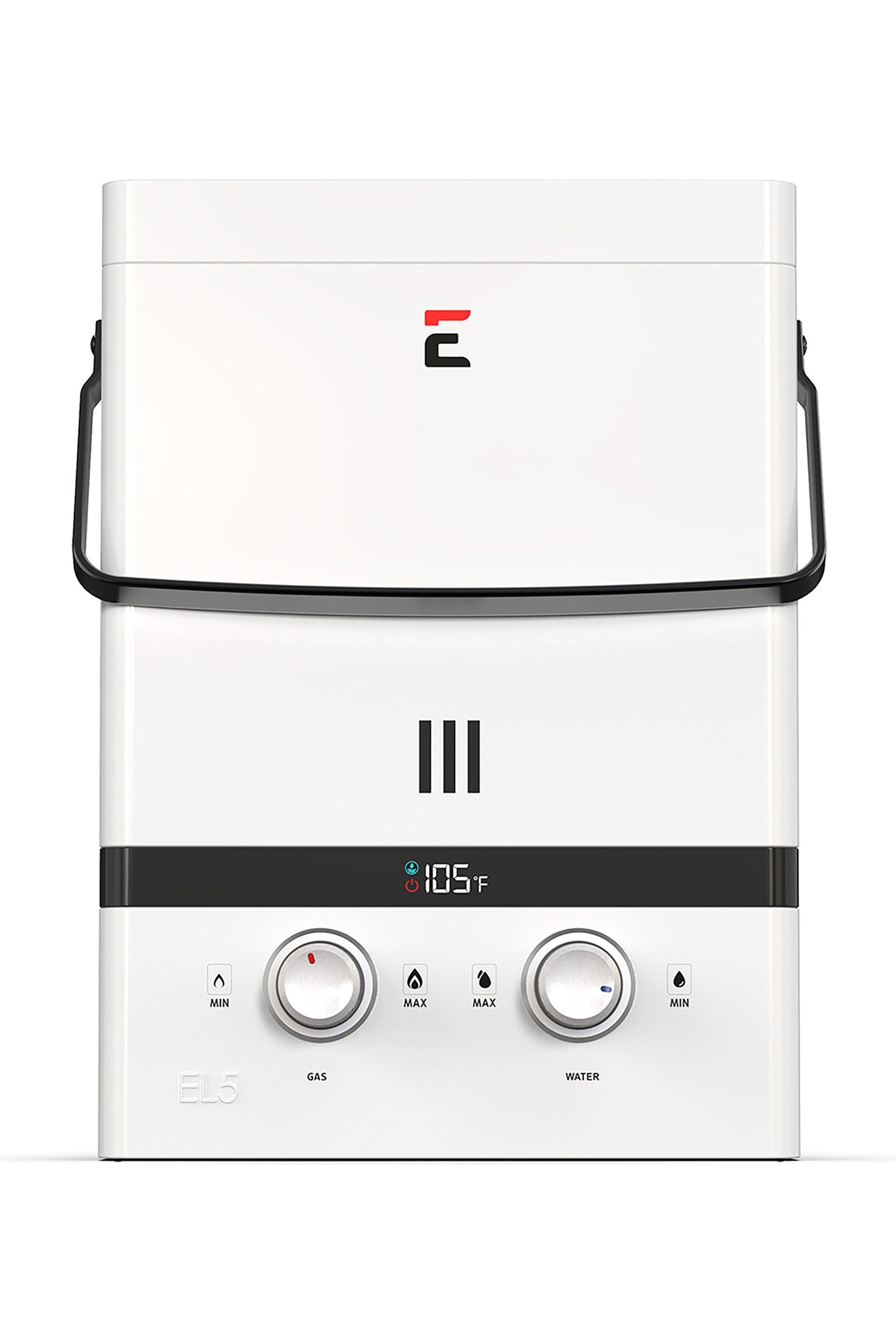Eccotemp Luxé EL5 Portable Outdoor Tankless Water Heater - Instant Hot Water for Camping, RV, Hunting & Off-Grid Living