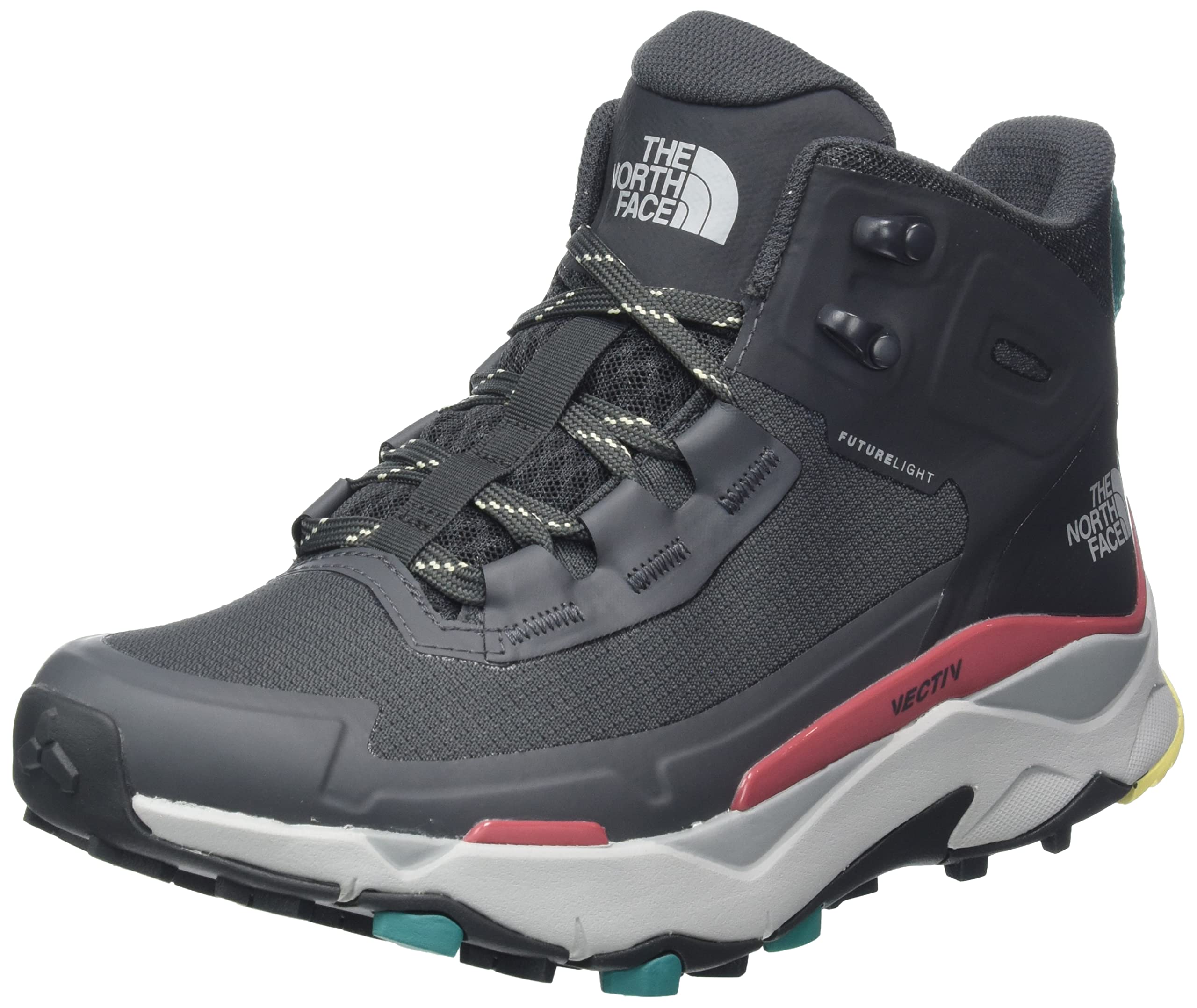 THE NORTH FACE Women's Vectiv Exploris Mid Futurelight Hiking Shoes - Waterproof Trail Running Boots for Outdoor Adventures & Mountain Climbing