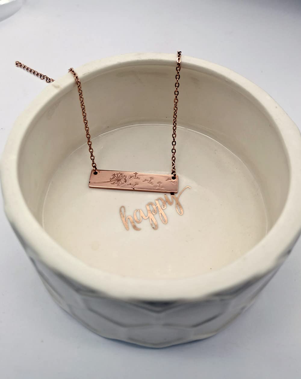 Dandelion Seed Geometric Pendant Necklace - 18 Inch Minimalist Bar Jewelry for Women, Mothers & Daughters | Perfect for Everyday Wear, Gifts & Special Occasions