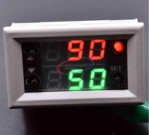 12V 20A Digital LED Dual Display Timer Relay Module - Mini Programmable Delay Cycle Switch for Home Automation, Industrial Control & DIY Electronics Projects
