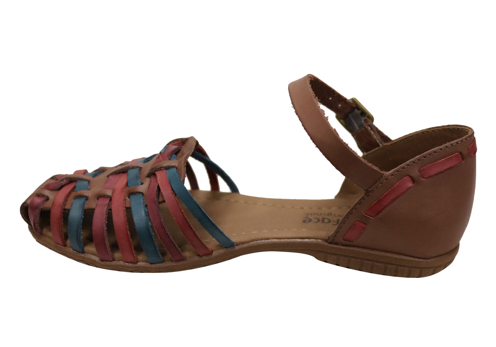New Face Fresh Women's Comfortable Closed Toe Leather Sandals - Breathable Summer Walking Shoes for Beach, Travel & Casual Outfits