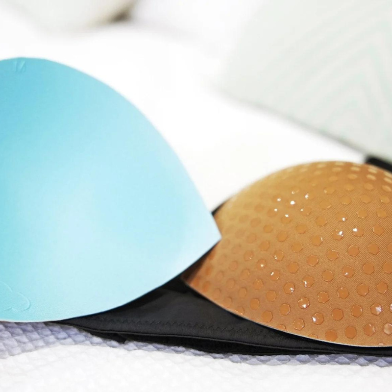 Honey Cloudz Half Moon Classic Non-Slip Bra Inserts in Latte - Perfect for Everyday Wear, Swimwear & Special Occasions