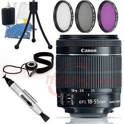 Canon EF-S 18-55mm f/3.5-5.6 STM Lens with 58mm UV Filter & Lens Hood Kit - Perfect for DSLR Photography, Travel & Portrait Shooting