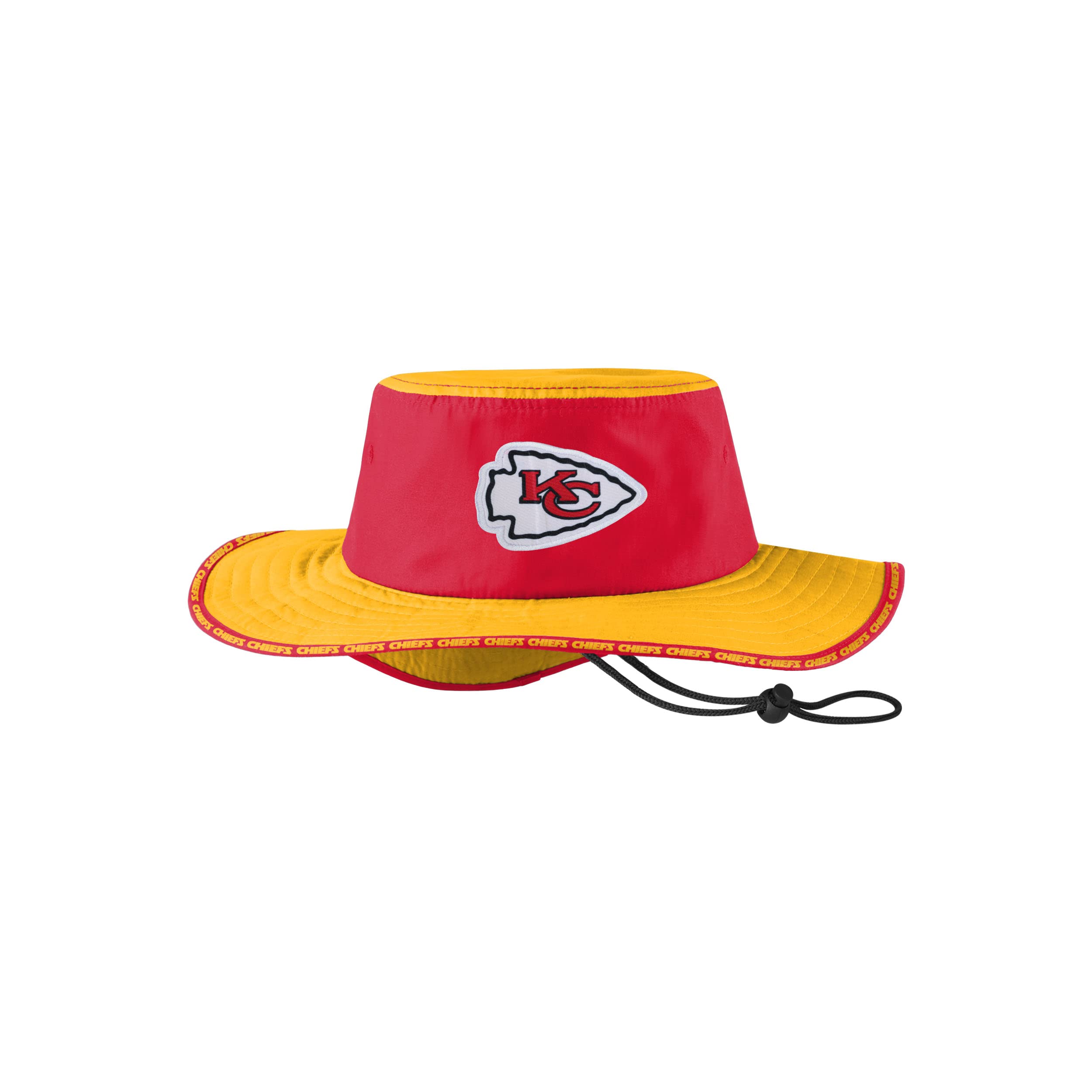 FOCO Men's NFL Team Logo Sun Bucket Boonie Hat - Adjustable Outdoor Sports Hat for Fishing, Hiking, Golf & Beach - UPF 50+ Sun Protection Cap for Men