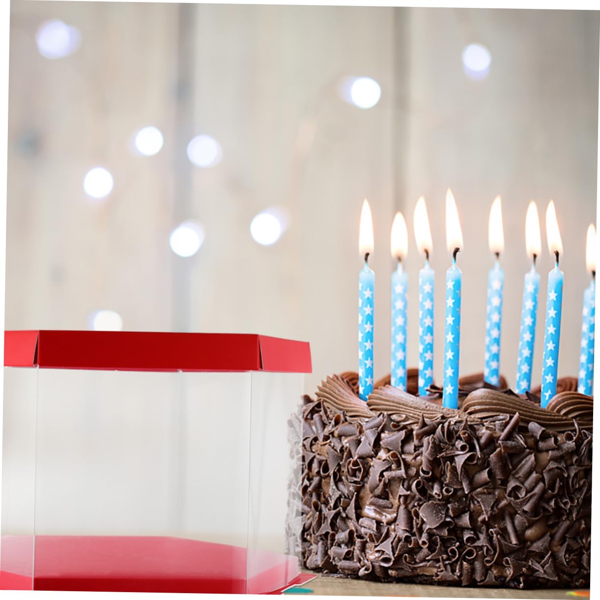 Hemoton 1-Piece Plastic Cake Storage Box - Birthday Cake Container, Bakery Wrapping Box for Cake Decorations & Transport | Perfect for Home Baking, Party Desserts & Professional Bakeries