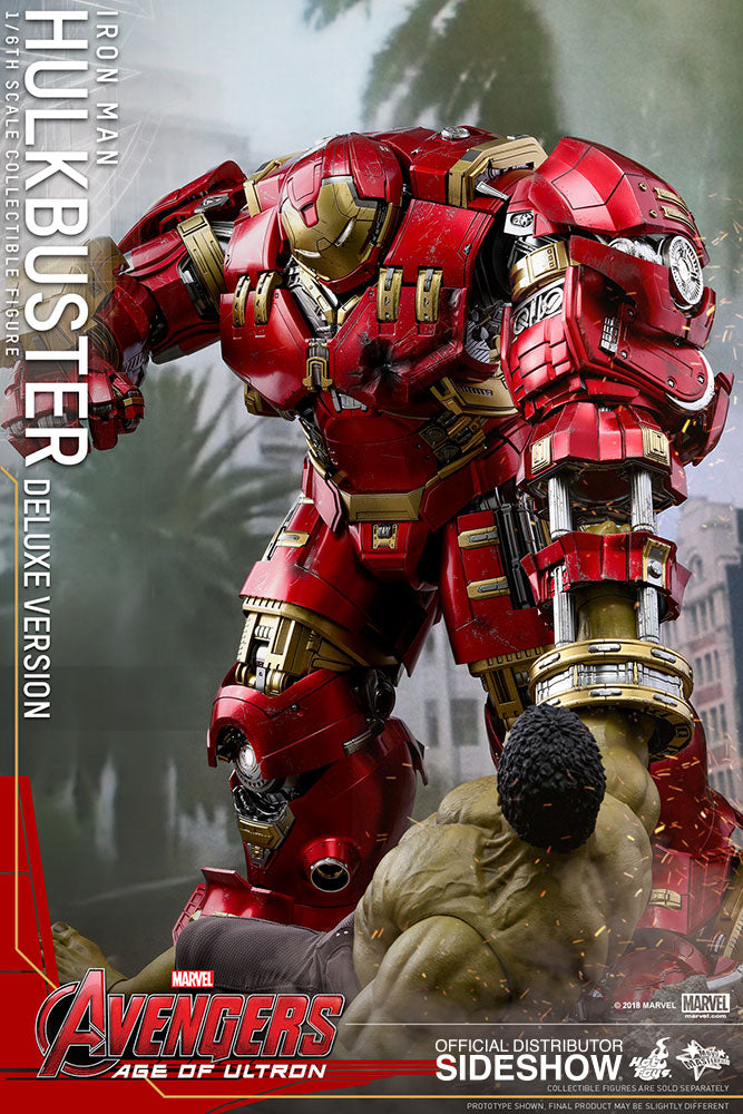 Hot Toys Marvel Avengers Age of Ultron Hulkbuster Deluxe Version 1/6 Scale Collectible Action Figure - Perfect for Display, Marvel Fan Collection & Superhero Decor