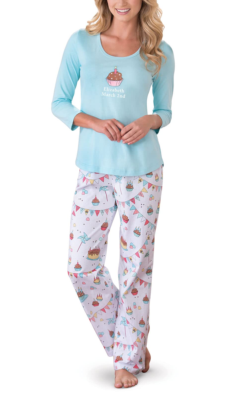 PajamaGram Women's Birthday Pajama Set - Soft & Comfortable Sleepwear for Her - Perfect Birthday Gift for Women, Wives & Moms | Great for Sleepovers, Relaxing at Home & Special Occasions
