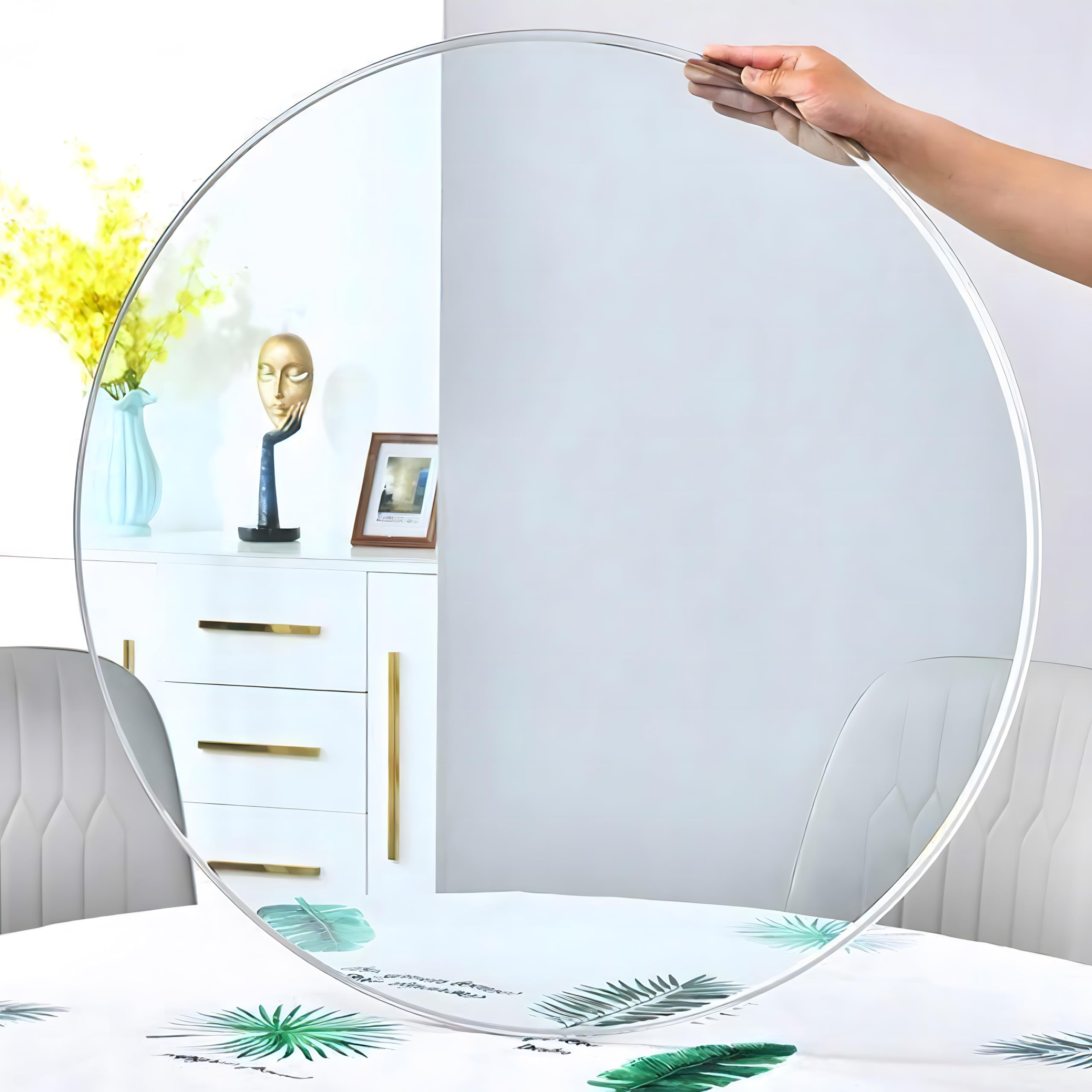42 Inch Round Tempered Glass Table Top - 3/8