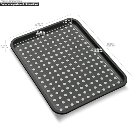 madesmart Non-Expandable Granite Drip Tray for Kitchen Counters - Perfect for Coffee Makers, Water Dispensers and Small Appliances