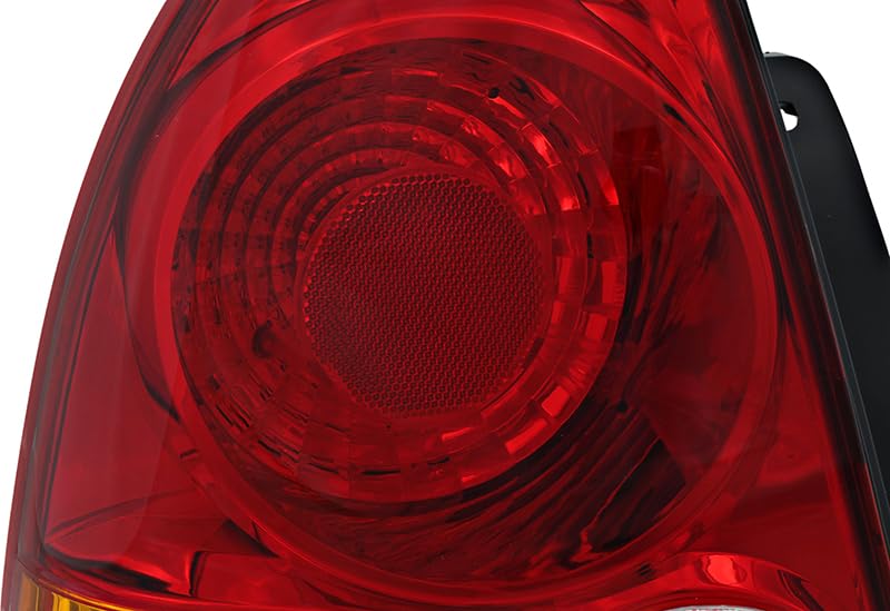 Compatible with Hyundai Accent Sedan Tail Lights Lamps Set 2003 2004 2005 2006 - Driver & Passenger Side Replacement - Perfect for Night Driving & Enhanced Safety