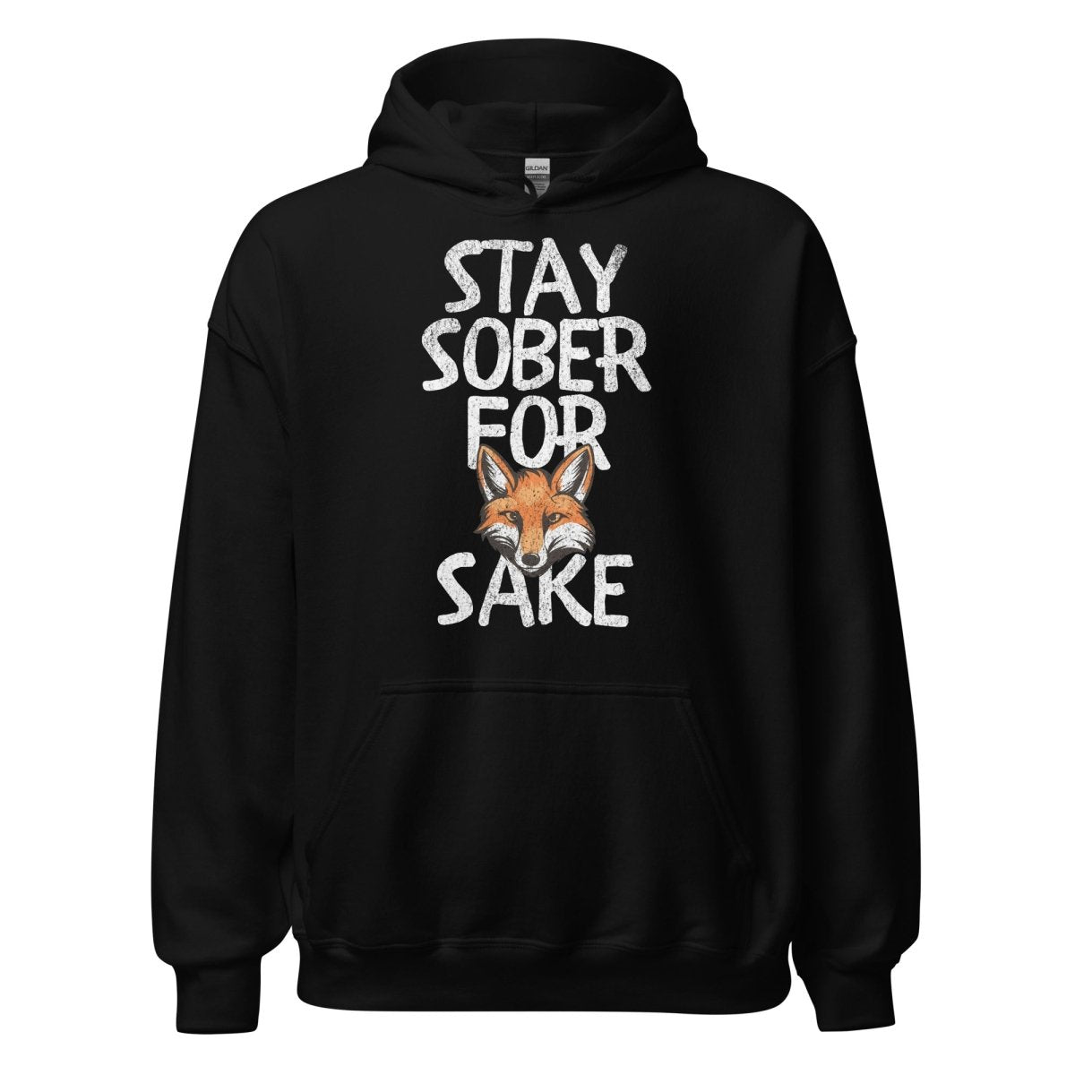 Stay Sober For Fox Sake Unisex Hoodie - Comfortable Pullover Sweatshirt for Men & Women - Perfect for Casual Wear, Street Style & Everyday Outfits