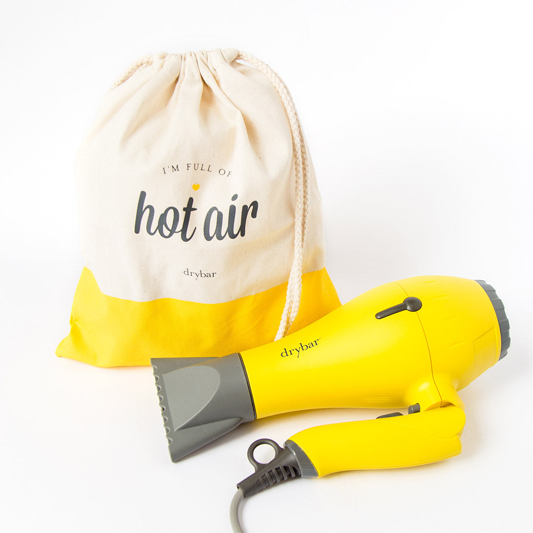 Drybar Baby Buttercup Travel Blow Dryer - Compact Hair Dryer for On-the-Go Styling | Perfect for Travel, Gym & Quick Touch-Ups