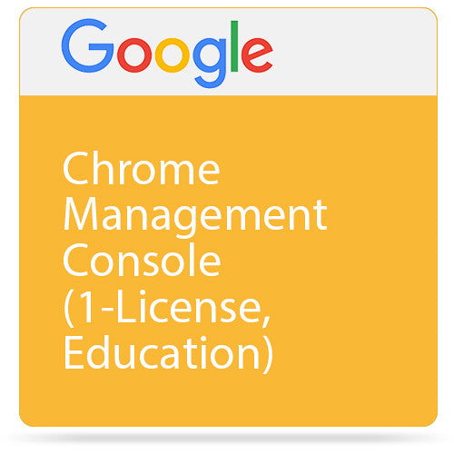 Google Chrome OS Management Console for Education - 60-Month Subscription (5+ Licenses) | Streamline Classroom Tech & Simplify School Device Management