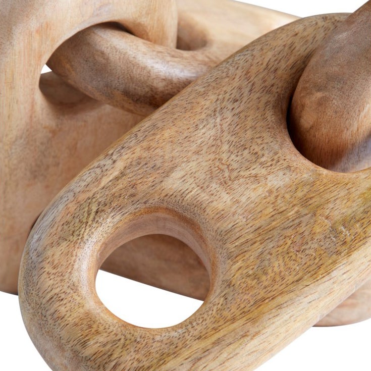 Cyan Design 11129 Figaro Sculpture - Natural Finish Handcrafted Home Decor Statue | Perfect for Living Room, Bedroom, or Office Decoration
