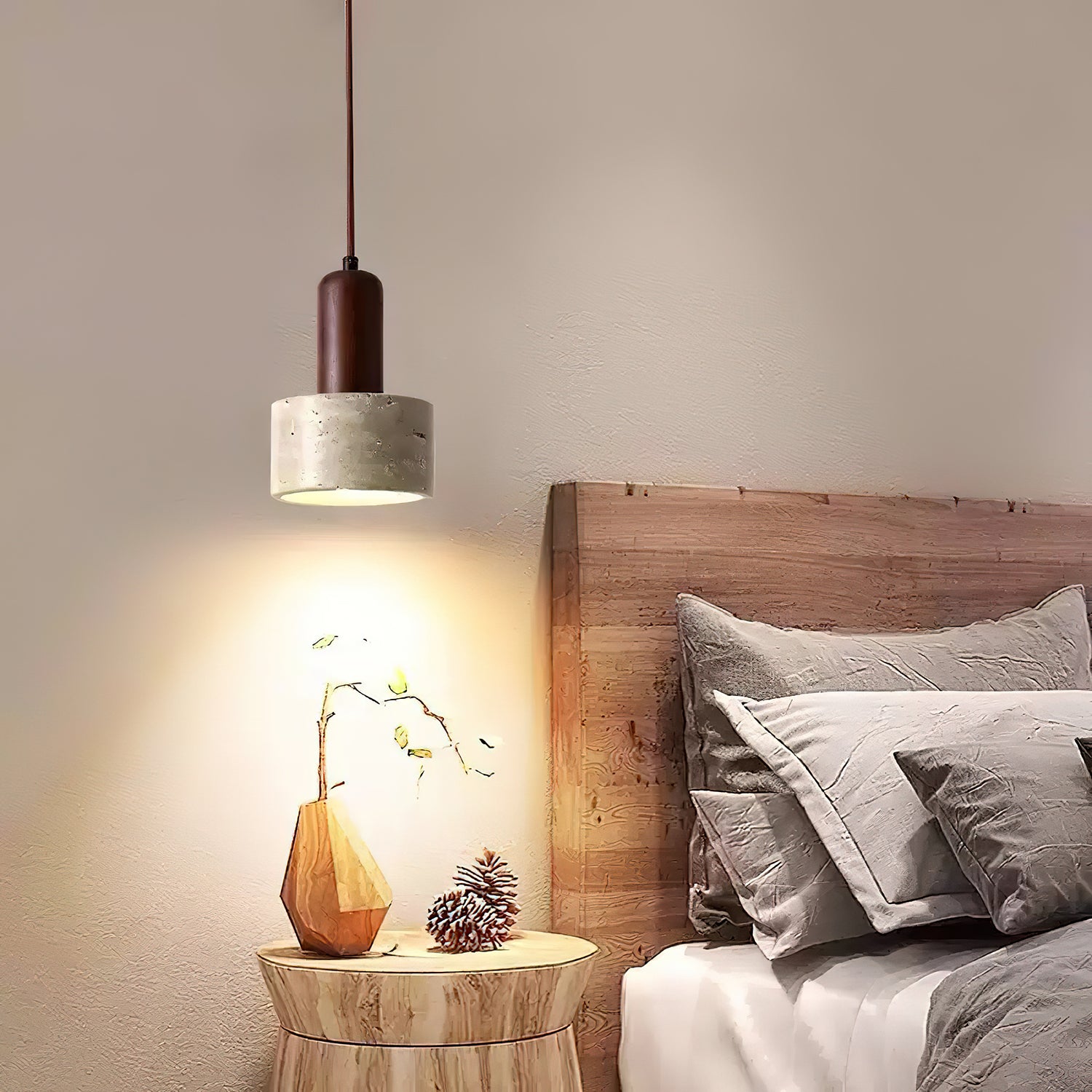 Modern Liam Round Pendant Lamp - Sleek Hanging Light Fixture for Dining Room, Kitchen Island & Living Room Decor