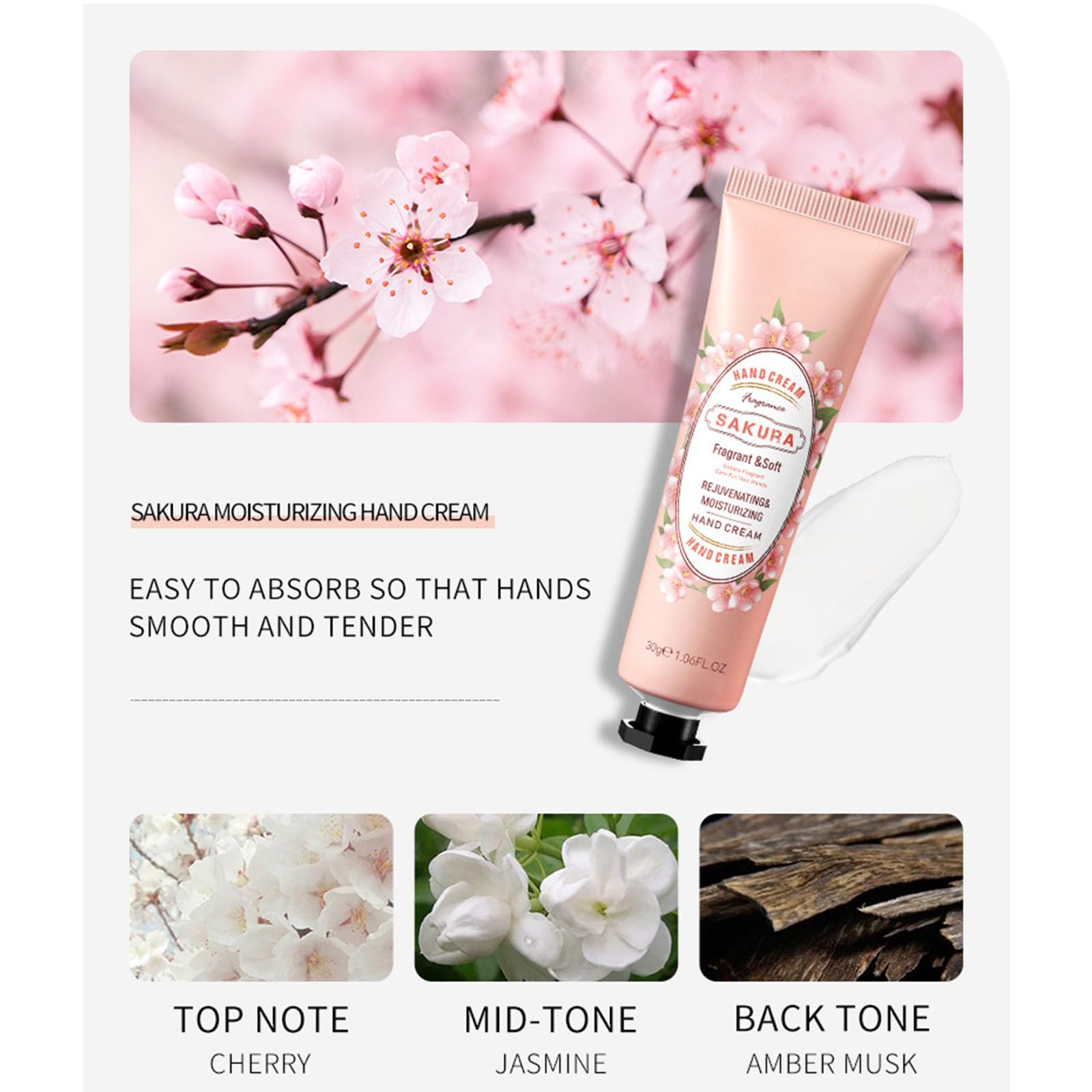 Mini Hand Cream Set - 4 Pack Moisturizing & Repairing Hand Creams for Dry Skin - Perfect for Travel, Office, and Home Use