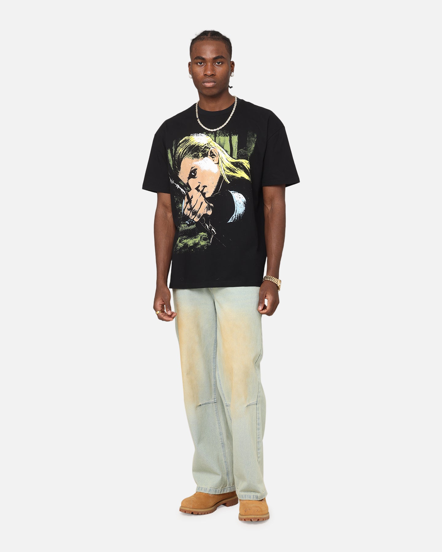 American Thrift Lord of The Rings Legolas Graphic T-Shirt - Black Cotton Tee for Men - Perfect for Cosplay, Movie Nights & LOTR Fan Gifts