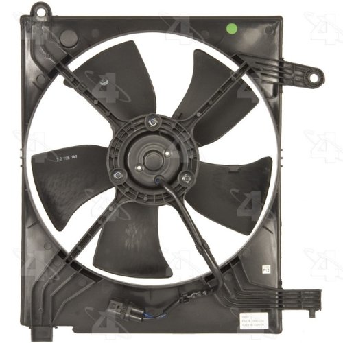 Four Seasons AC Condenser Fan Assembly - Part #76116 - Compatible with Multiple Car Models - Perfect for AC Repair & Cooling System Maintenance