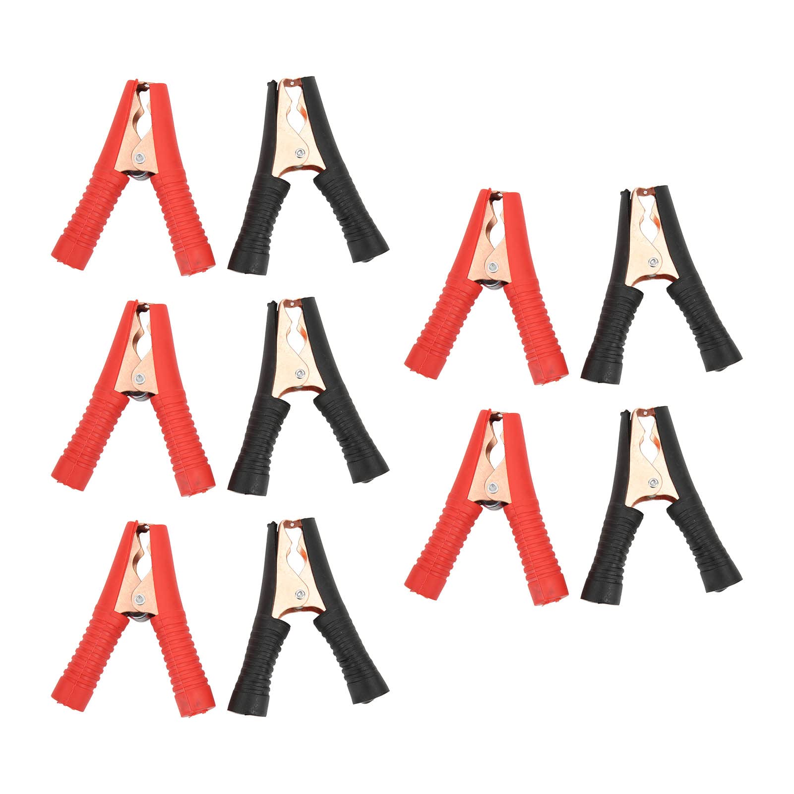 5 Sets 100A Heavy Duty Battery Jumper Cable Clamps - Universal Car Auto Vehicle Boat Battery Charger Clamps for Safe Jump Starting - Perfect for Emergency Roadside Assistance & Marine Applications