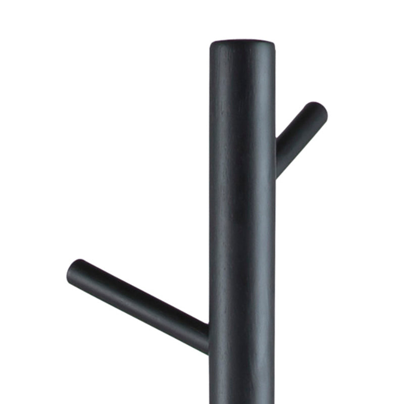 BRENER Black Coat Stand - Heavy Duty Freestanding Coat Rack for Entryway, Hallway, Bedroom & Office - Holds Jackets, Hats, Bags & Umbrellas