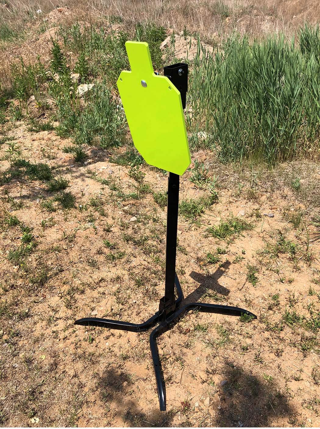 Highwild Adjustable Target Stand System - AR500 Steel Shooting Target with Height Adjustable Mount for Outdoor Range Practice & Tactical Training