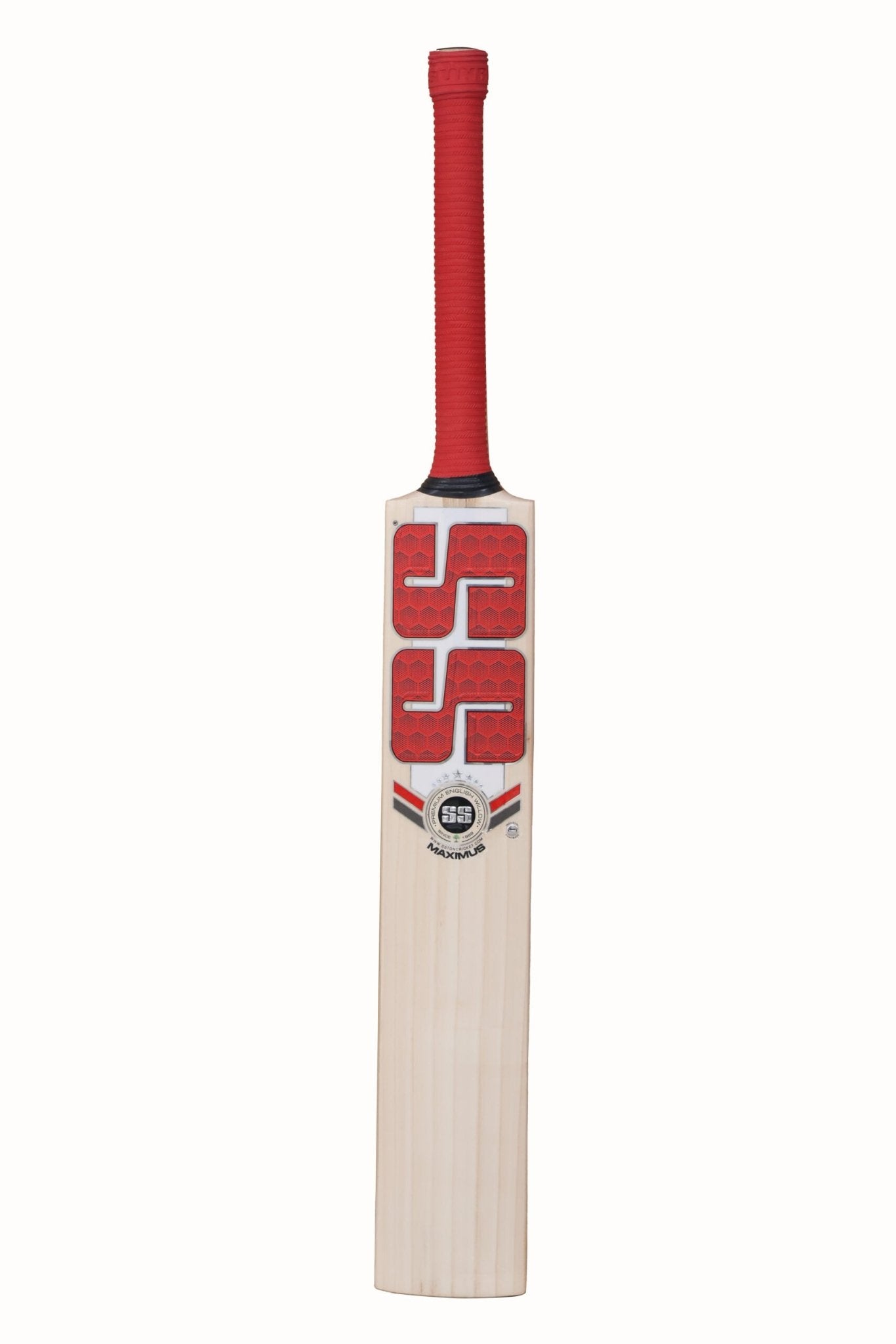 Premium SS MaxiMus English Willow Cricket Bat - Handcrafted for Power & Performance | Perfect for Professional Matches & Training Sessions