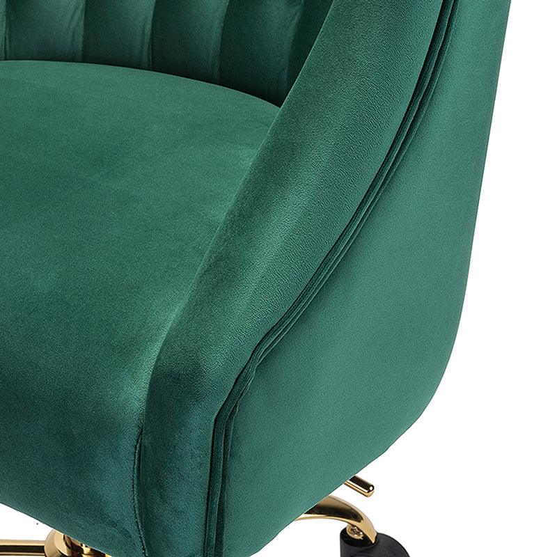 Penelope Velvet Tufted Office Chair - Ergonomic Executive Desk Chair with Lumbar Support - Perfect for Home Office, Gaming & Workspace Comfort