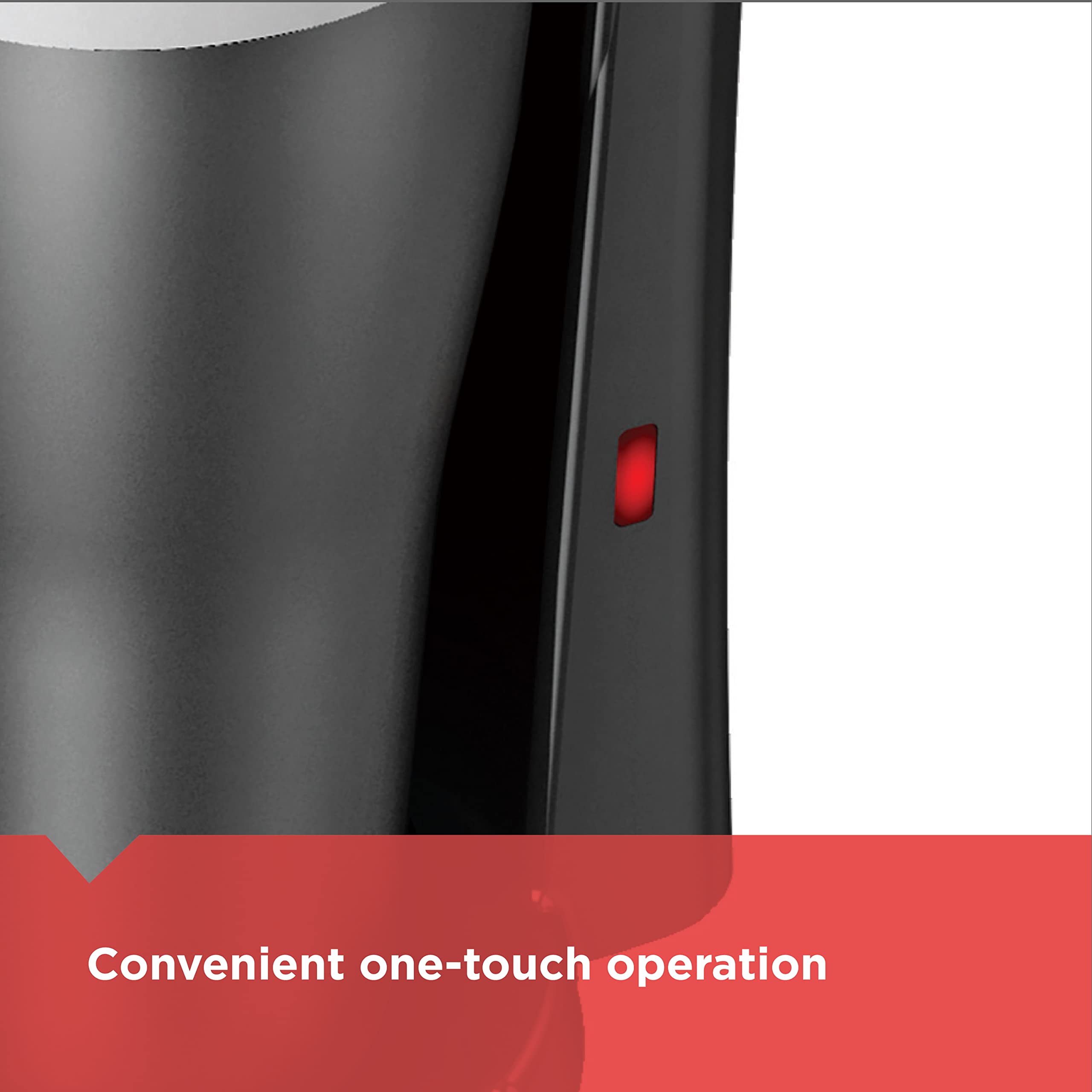 BLACK+DECKER CM618 Single Serve Coffee Maker for Home & Office - Fast Brewing, Compact Design, Black - Perfect for Small Spaces & Quick Coffee Breaks