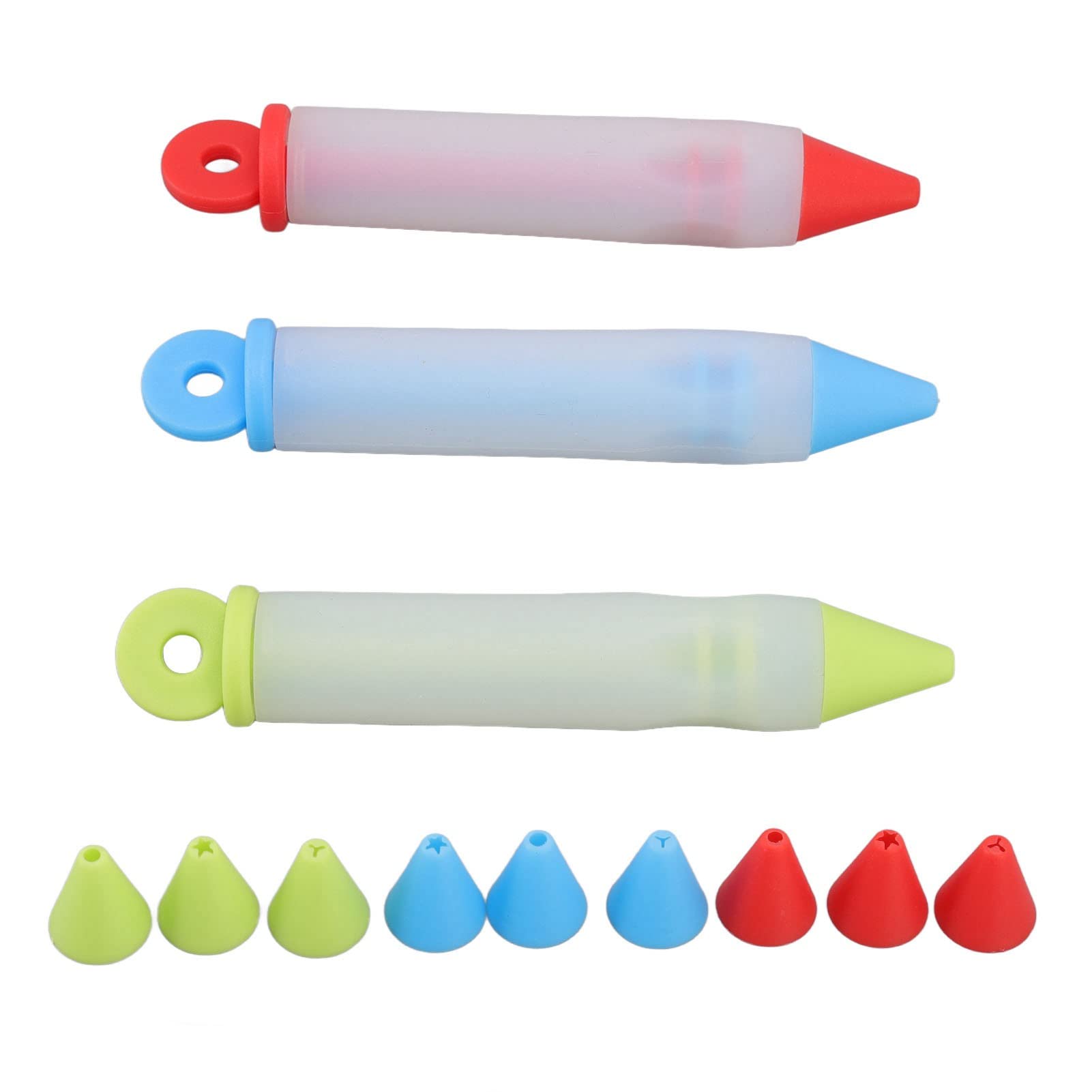 Silicone Food Writing Pen Set - Cake Decorating Kit for Cookies, Pastry, Chocolate & DIY Icing - Perfect for Baking, Cake Design & Dessert Decoration (Ideal for Home Bakers & Professional Chefs)