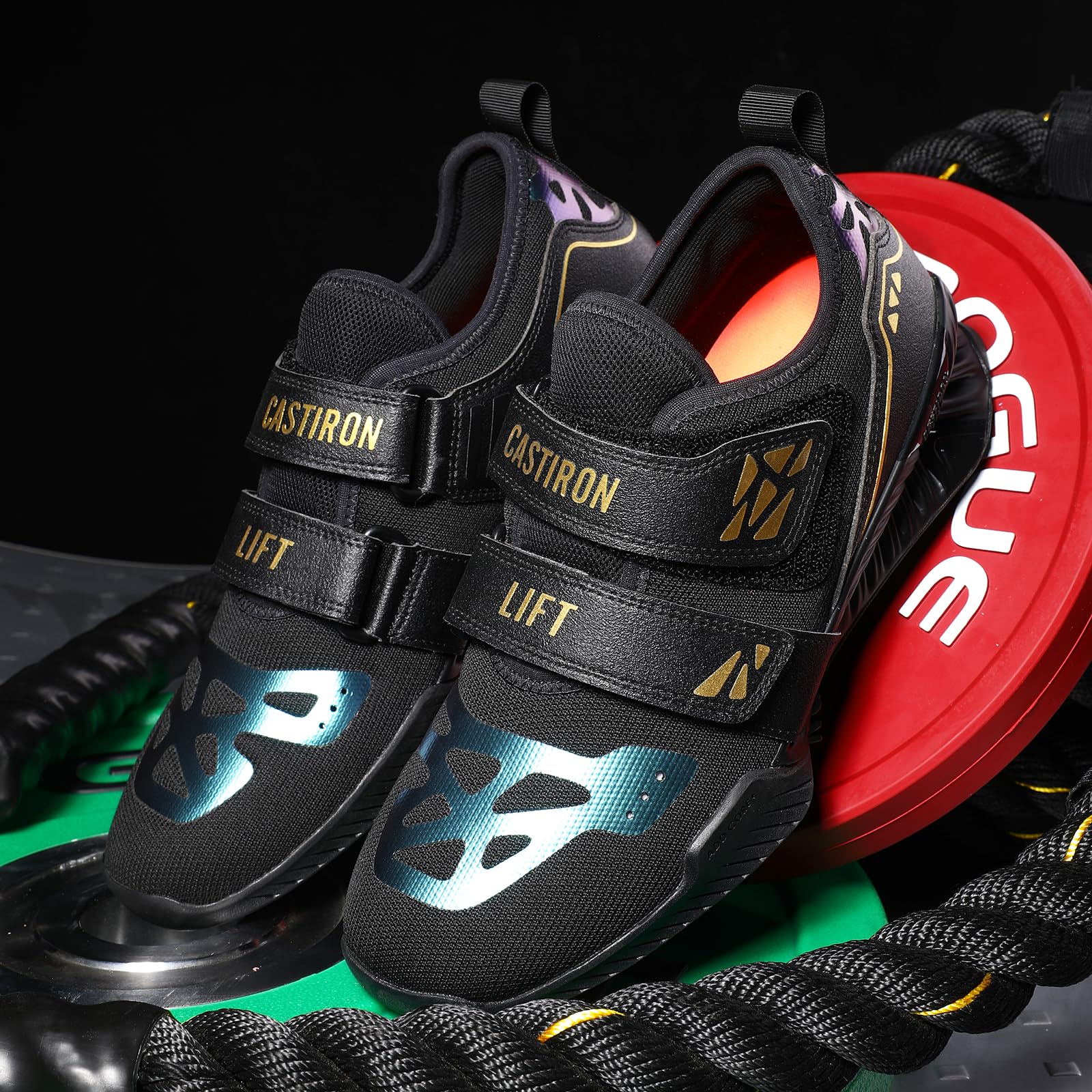 Best Weightlifting Shoes for Men & Women - Powerlifting & Squat Gym Shoes for Deadlifting - Non-Slip Cross Training Footwear for Weight Lifting, Bodybuilding & Strength Training