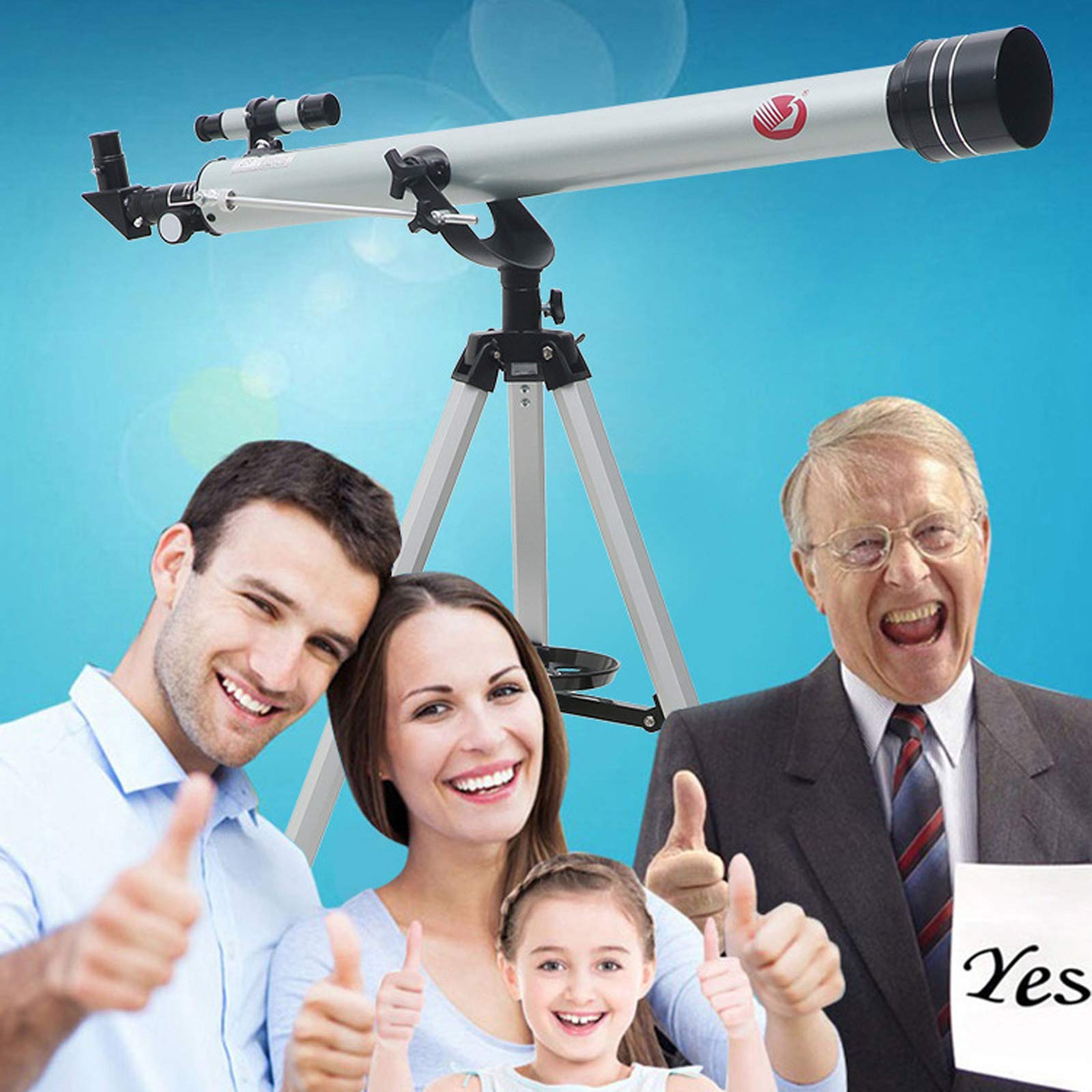 **70mm Aperture Refractor Telescope for Adults & Beginners – Portable Astronomy Telescope with Tripod & Finder Scope – Perfect for Stargazing, Backyard Observation & Outdoor Adventures**