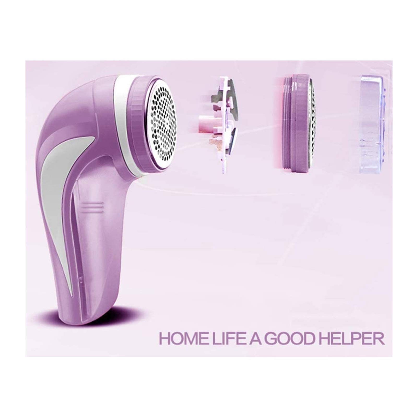 Fabric Shaver and Lint Remover - Electric Sweater Defuzzer with 2 Replaceable Stainless Steel Blades, AC Plug & Play for Clothes, Blankets, and Furniture - Perfect for Removing Pilling from Sweaters, Coats, and Home Textiles