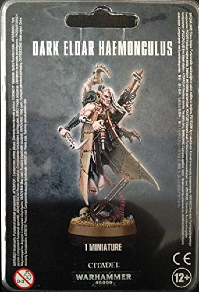 Games Workshop Dark Eldar Haemonculus Miniature - Warhammer 40K Tabletop Wargaming Figure for Collectors & Painters - Perfect for Battlefield Scenes & Display Cases