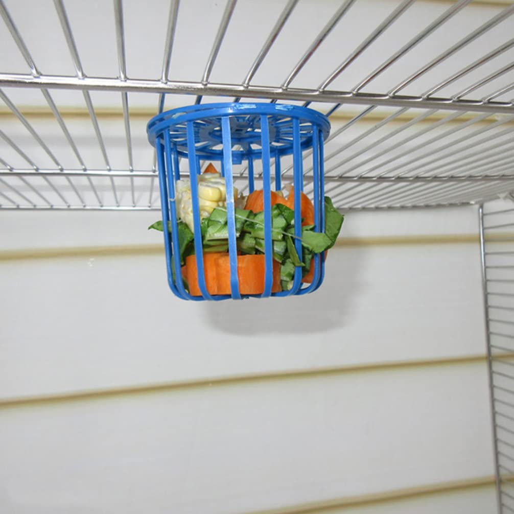 10pcs Bird Feeding Basket - Durable Parrot Fruit & Vegetable Feeder Basket, Foraging Toy for Pet Parrots, Cockatiels, Lovebirds - Perfect for Cage Enrichment & Healthy Snacking