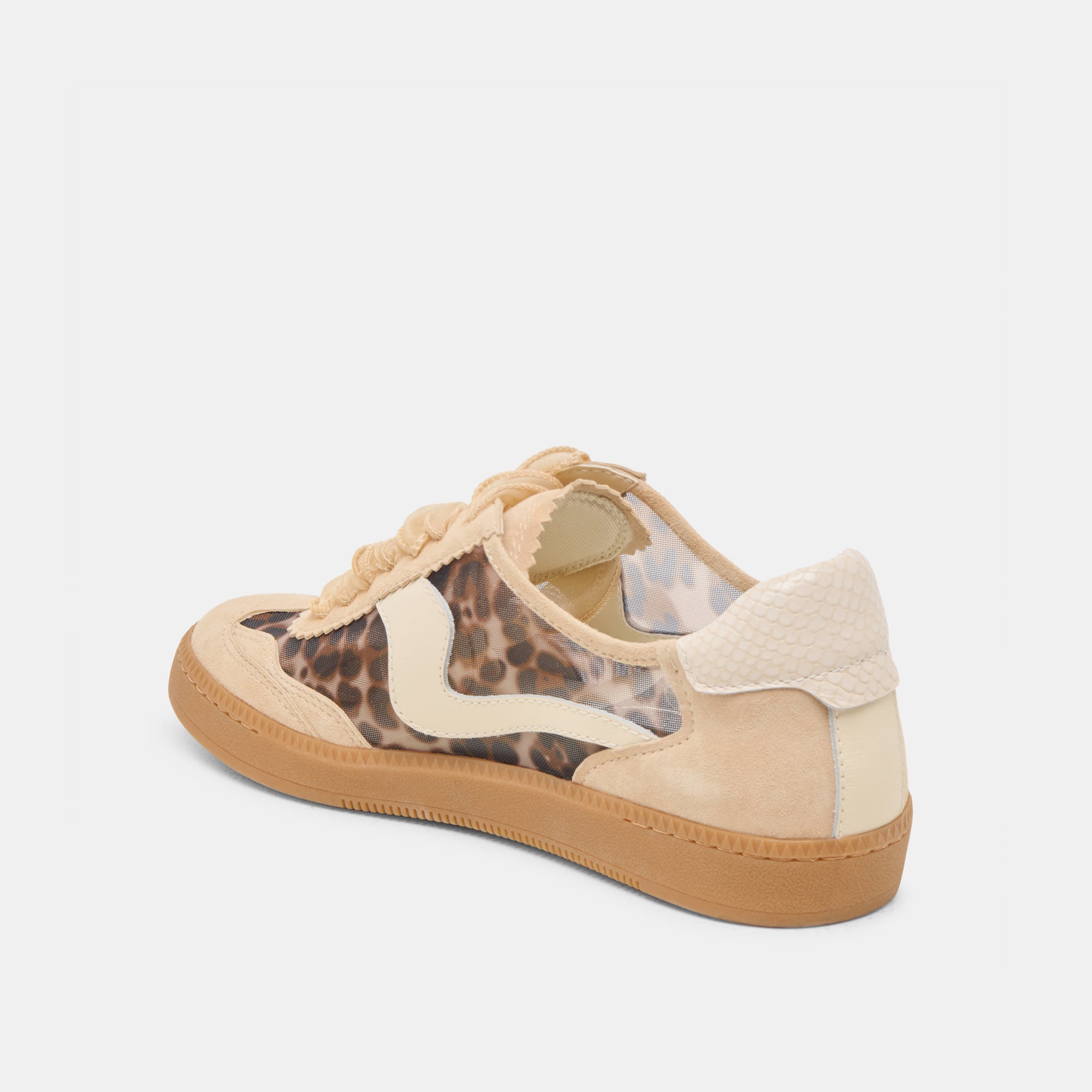 NOTICE MESH SNEAKERS Lightweight Leopard Print Breathable Running Shoes for Women - Perfect for Gym, Jogging & Casual Wear