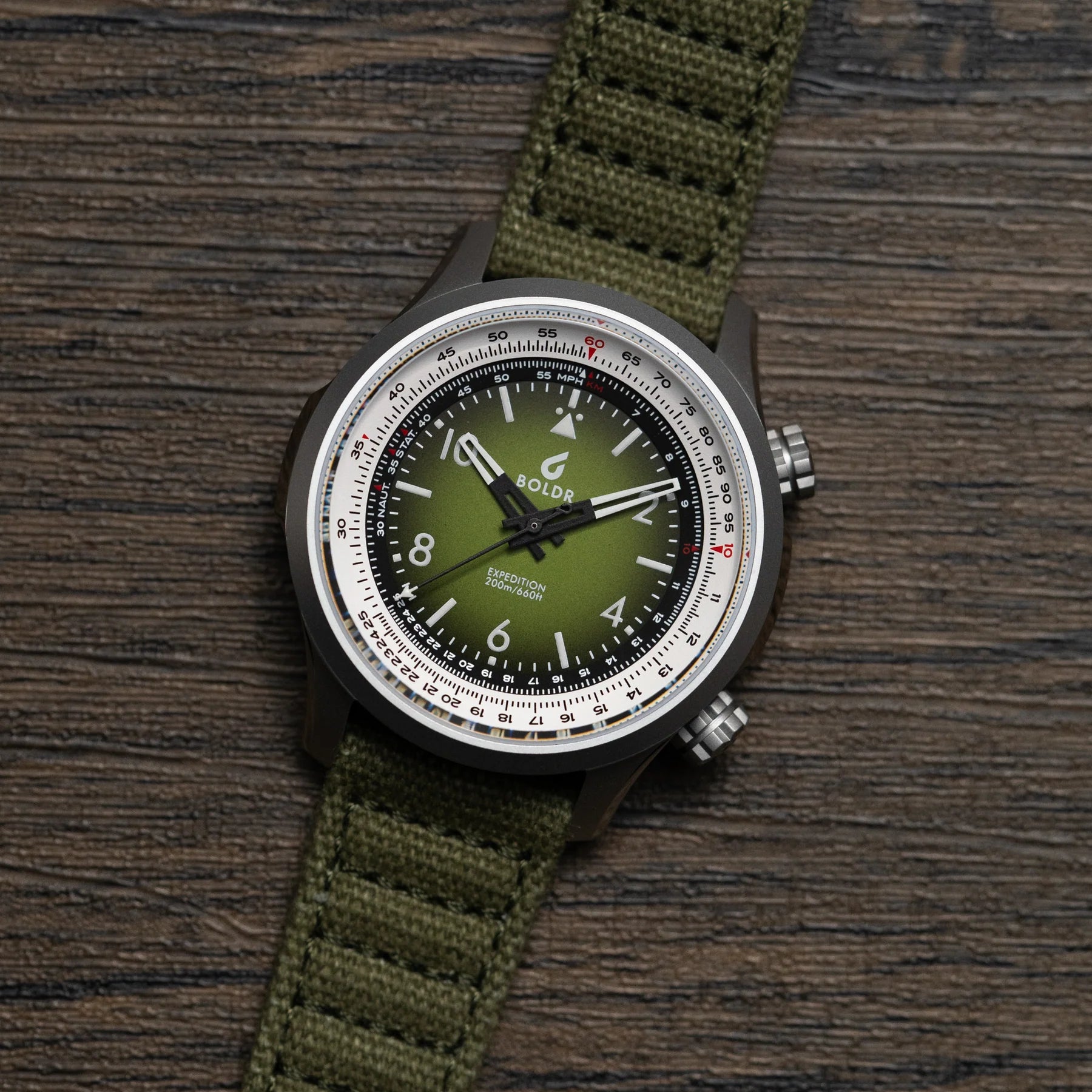 BOLDR Expedition Enigmath Sinharaja Automatic Dive Watch - Waterproof 200M, Stainless Steel, Unisex - Perfect for Scuba Diving, Outdoor Adventures & Everyday Wear