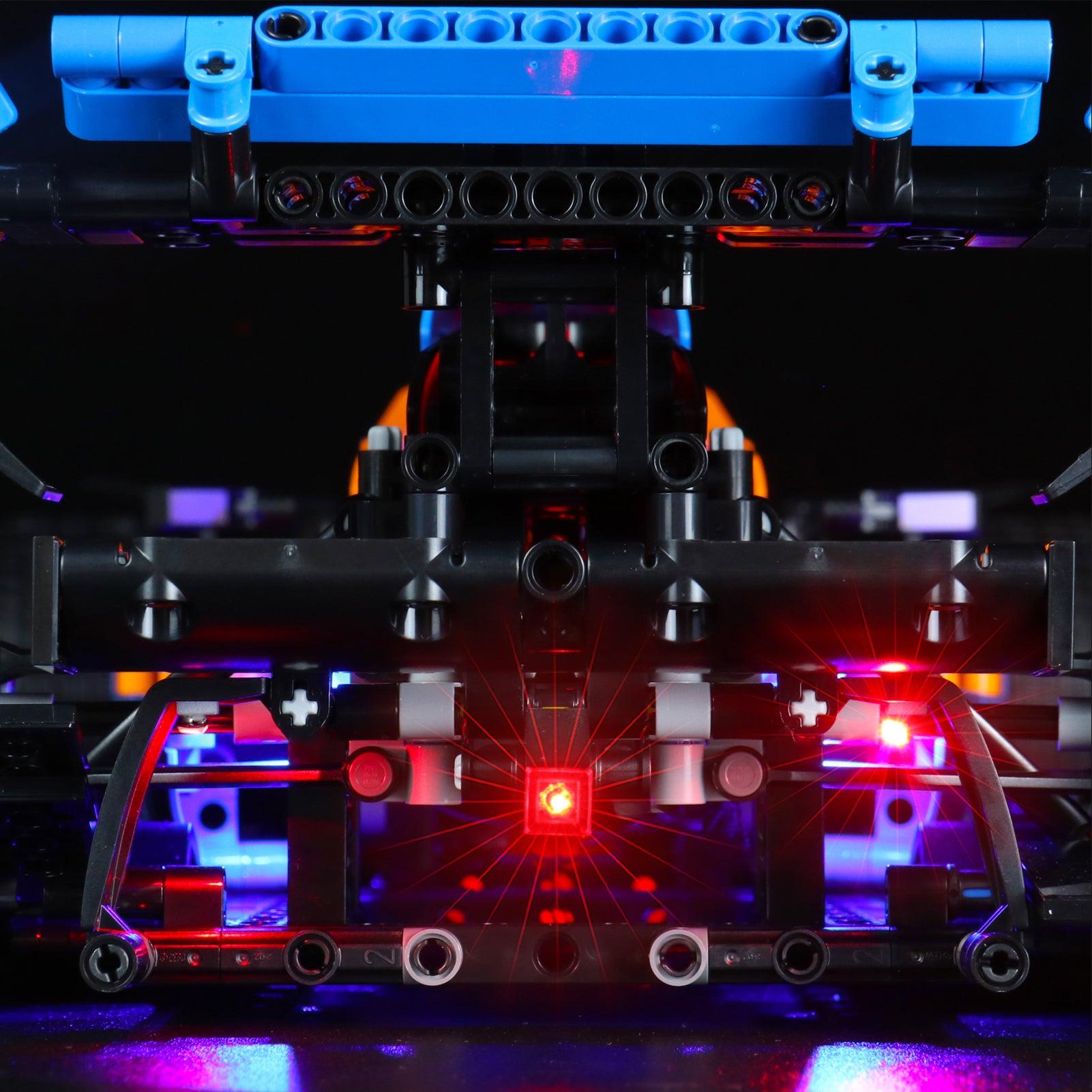 LEGO Technic McLaren Formula 1 Race Car 42141 Light Kit - Upgrade Your Model with Realistic LED Lighting for Display & Nighttime Racing Scenes