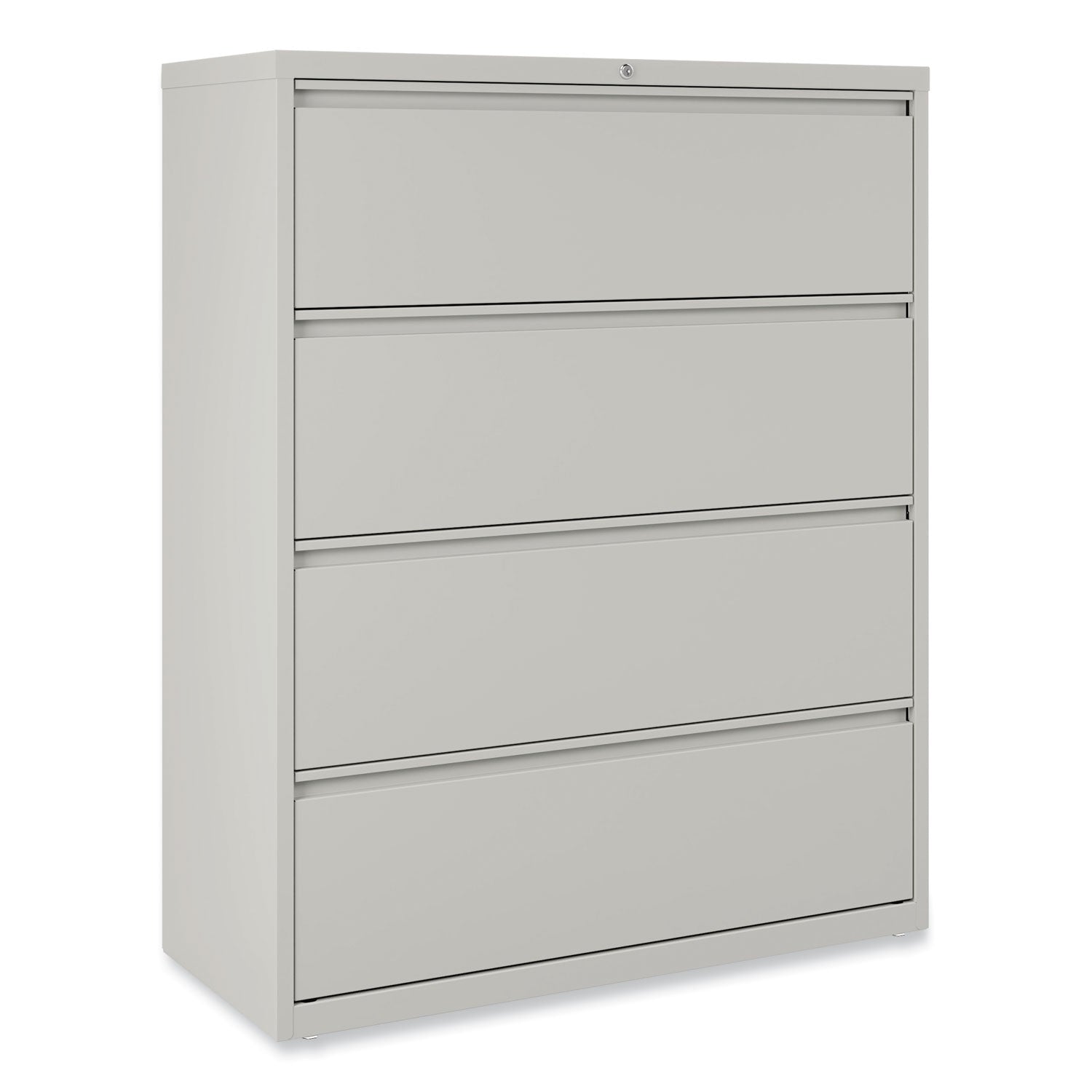 Alera® 4-Drawer Lateral File Cabinet - Legal/Letter Size, Light Gray, 42