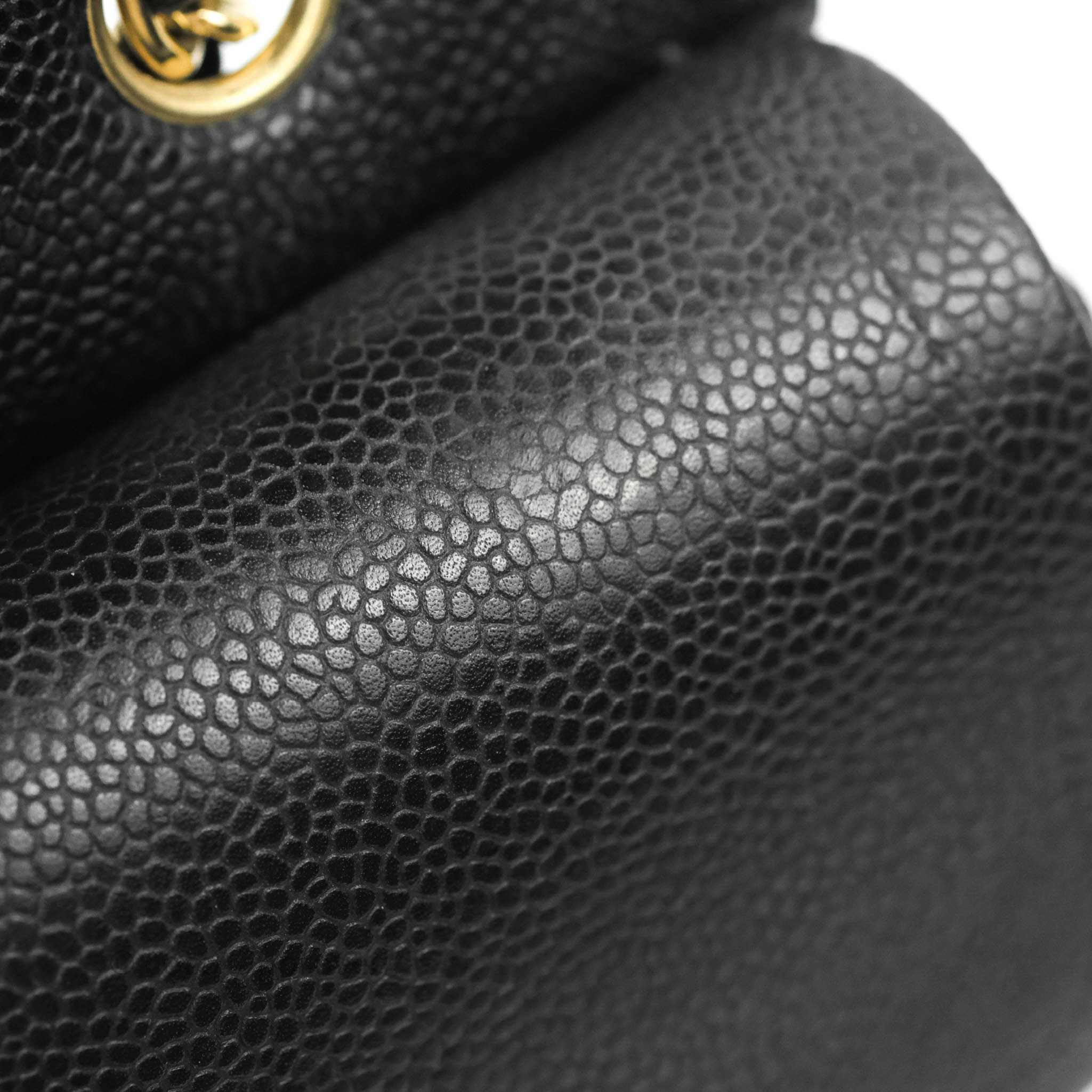 Chanel Classic M/L Medium Double Flap Bag in Black Caviar Leather with 24K Gold Hardware - Perfect for Luxury Fashion & Evening Events