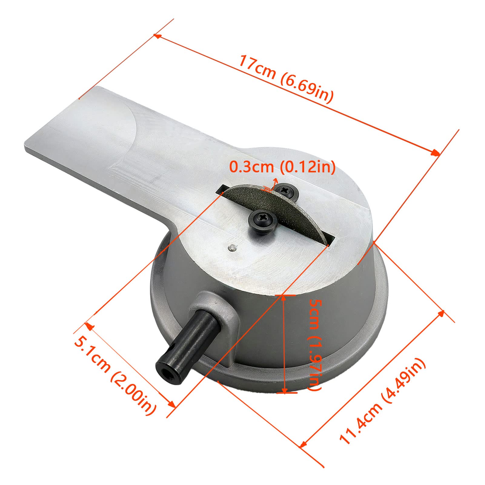 Manual Piston Ring End Gap Filer Tool - 170/140 Grit Carbide Wheel for Precise Cutting (Model 80514 & 91089408) - Perfect for Engine Rebuilding, Motorcycle & Automotive Repair