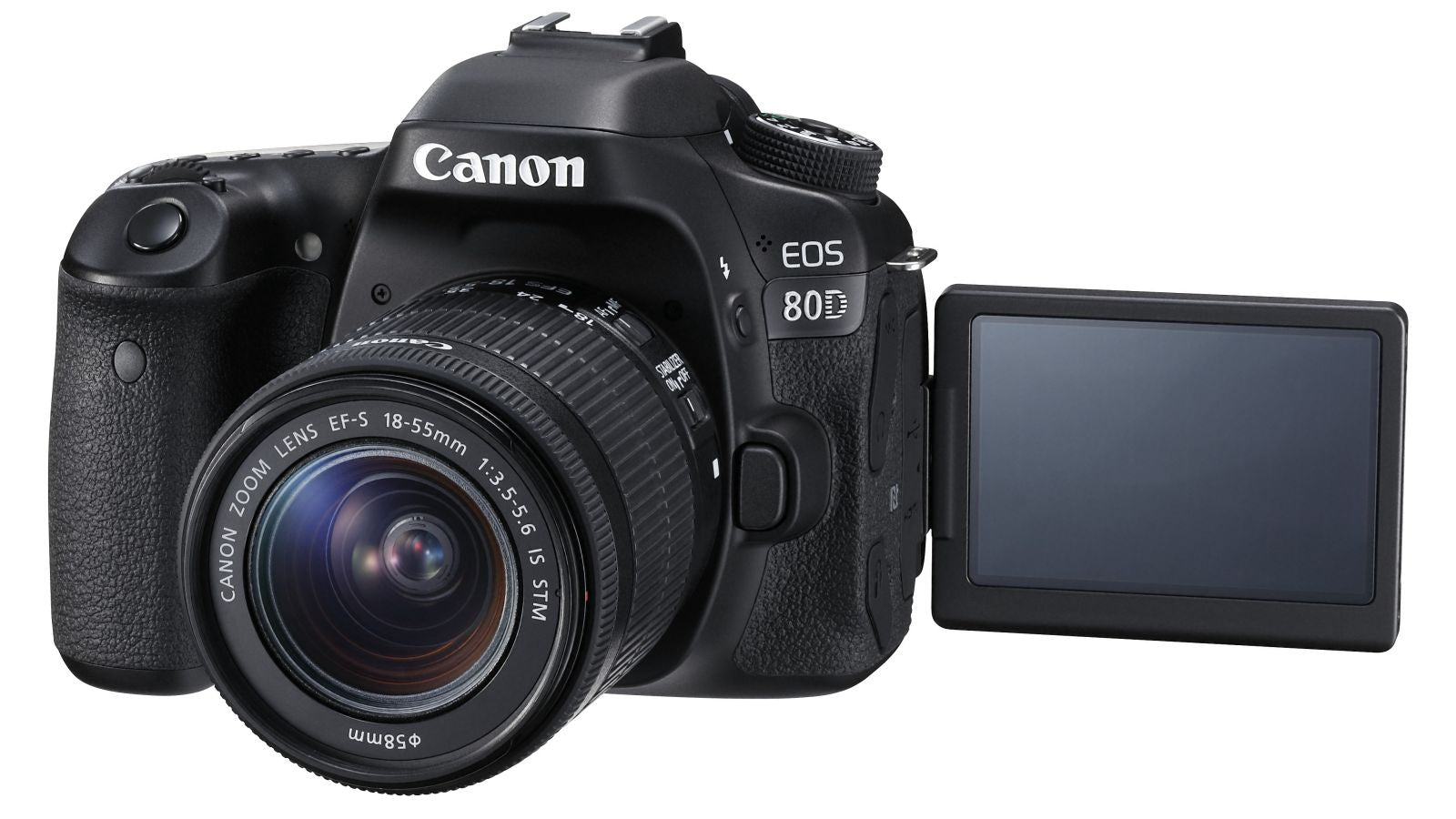 Canon EOS 80D DSLR Camera with 18-55mm & 55-250mm Lenses Kit, 32GB Memory Card - Perfect for Travel Photography, Vlogging & Professional Shooting