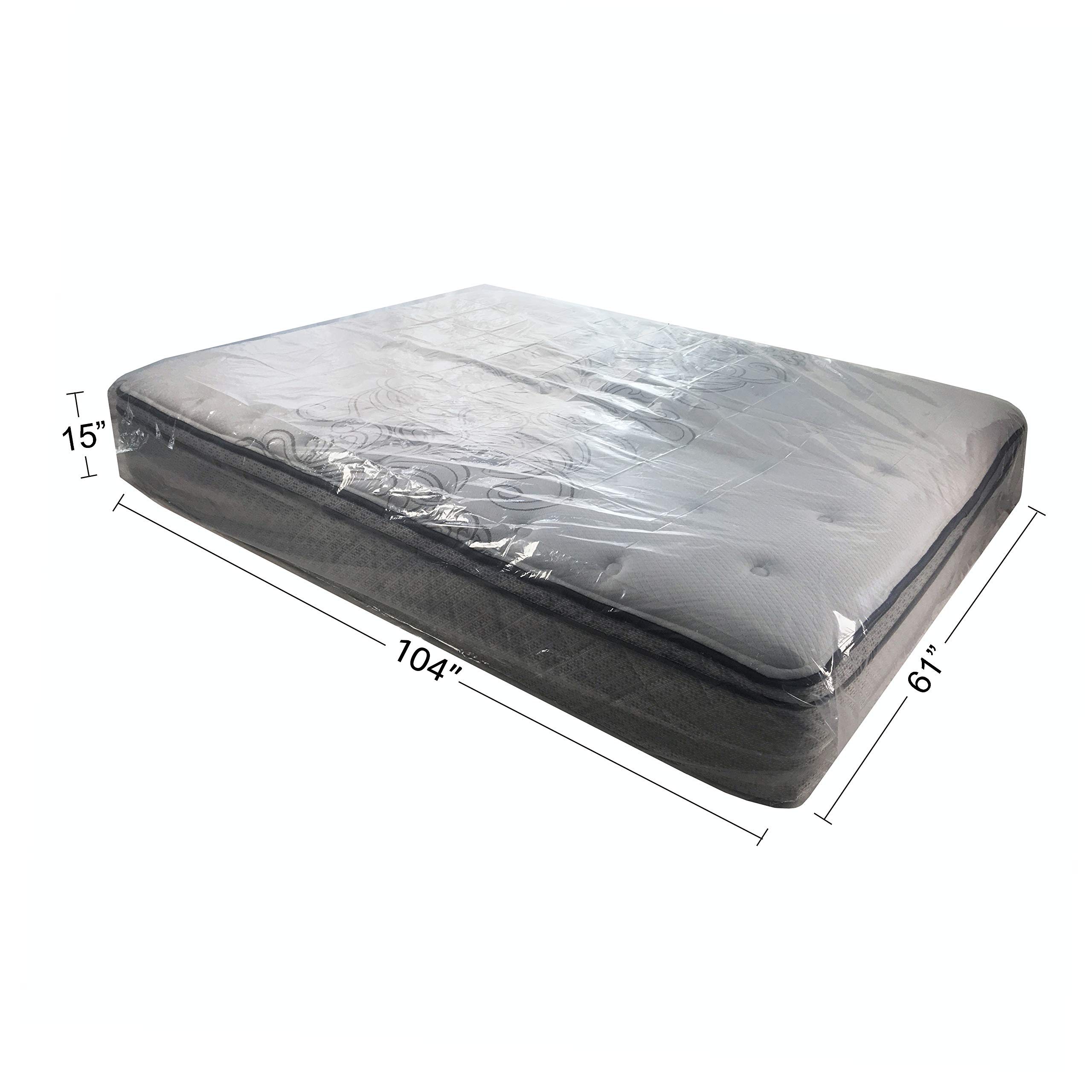 Queen Size Mattress and Furniture Protective Covers (2-Pack) - Waterproof, Dustproof Moving & Storage Bags - Ideal for Moving, Relocating, and Long-Term Storage