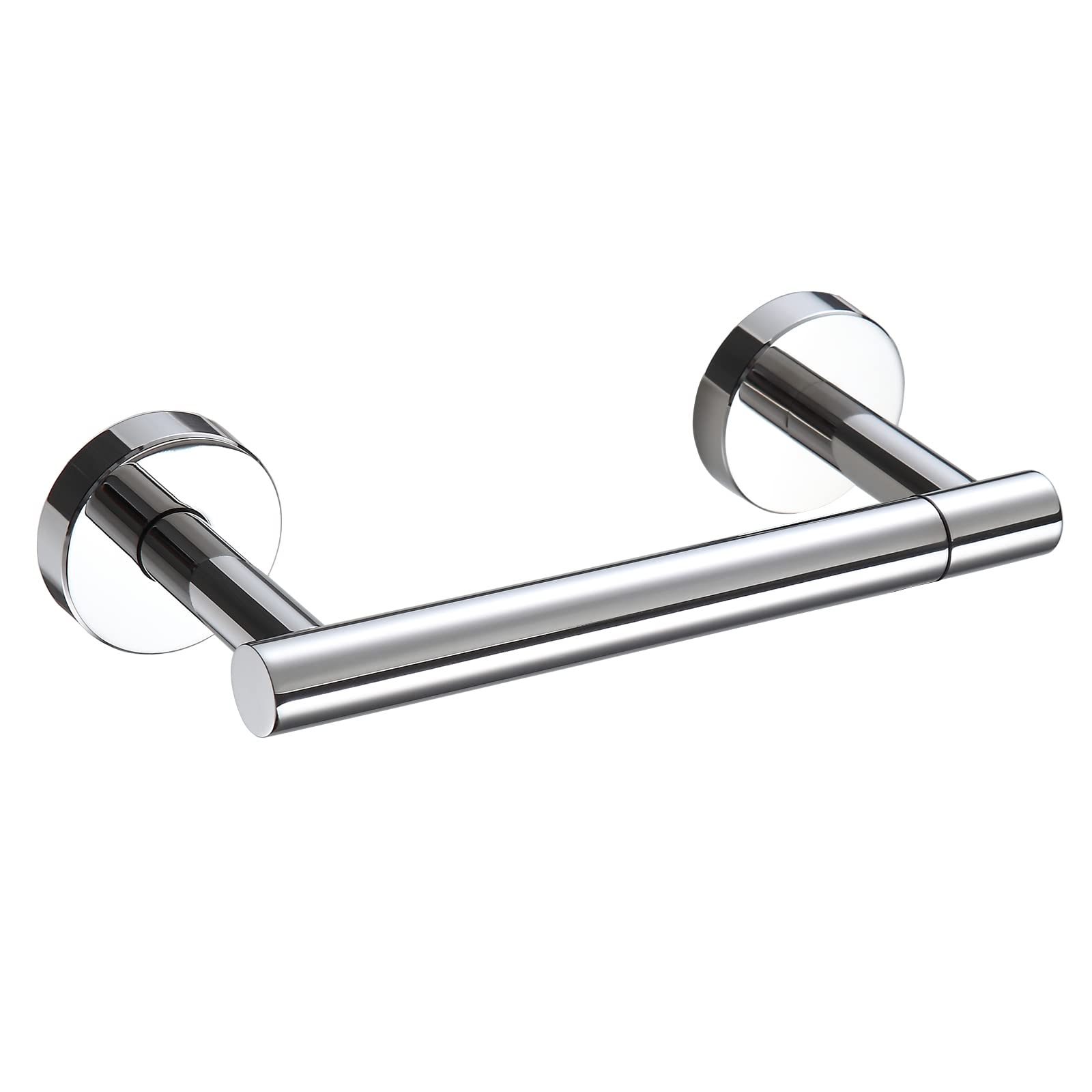 Stainless Steel Toilet Paper Holder - Chrome Double Post Wall Mounted Bathroom Tissue Roll Hanger, SUS304 Pivoting Design for Easy Access | Perfect for Home, Office, and RV Bathrooms